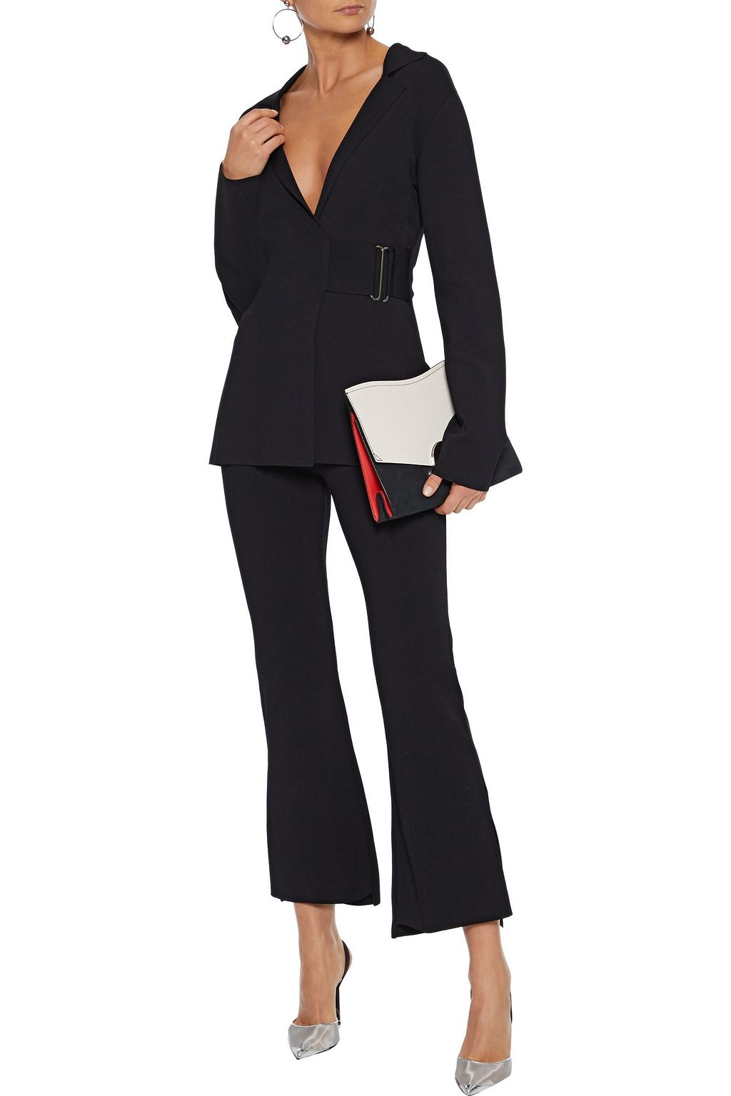 STELLA MCCARTNEY Stretch-knit flared pants