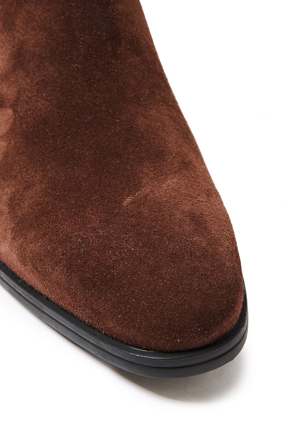 TOD'S Buckled suede ankle boots