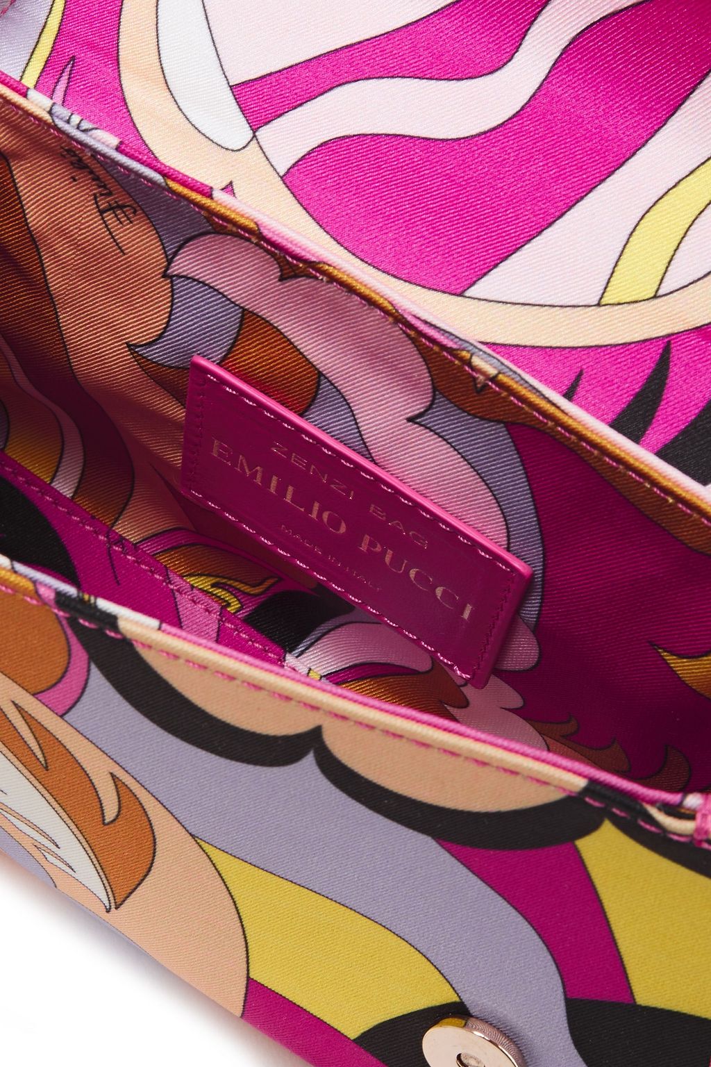 PUCCI Printed satin-twill shoulder bag