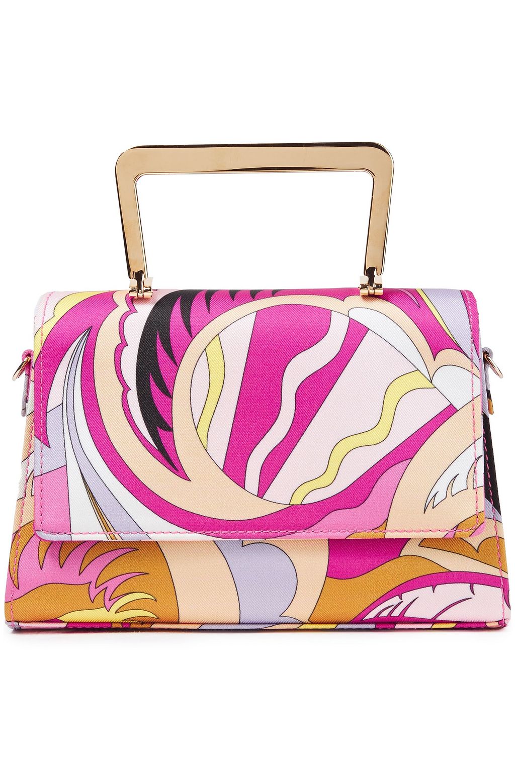 PUCCI Printed satin-twill shoulder bag