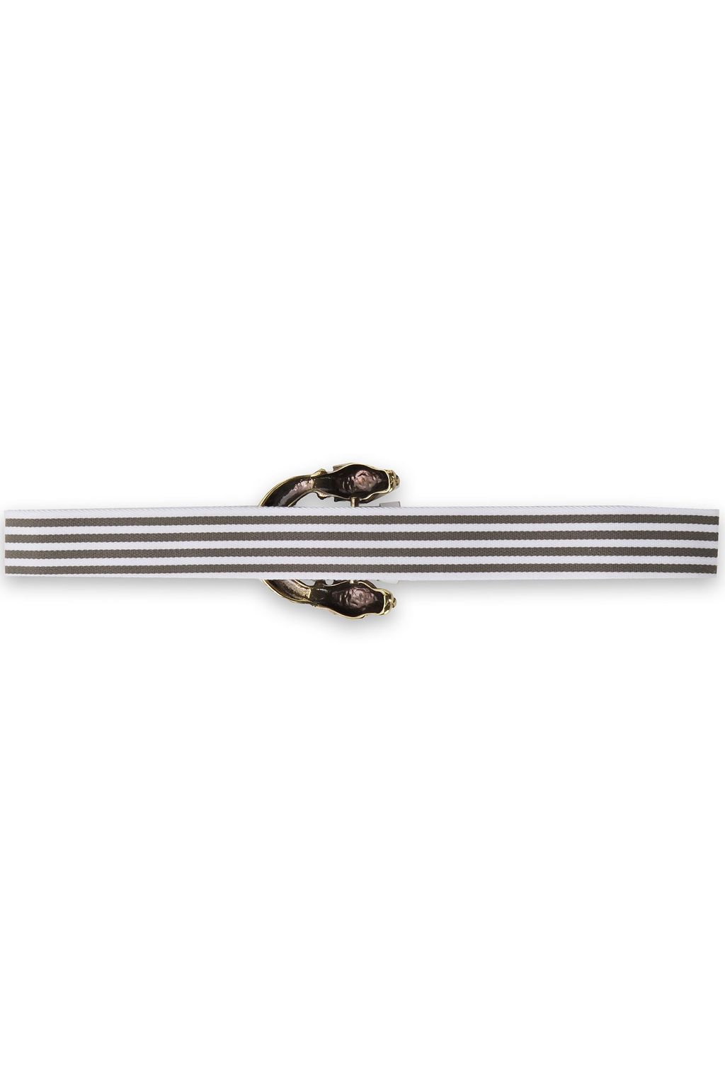 MAJE Striped canvas belt