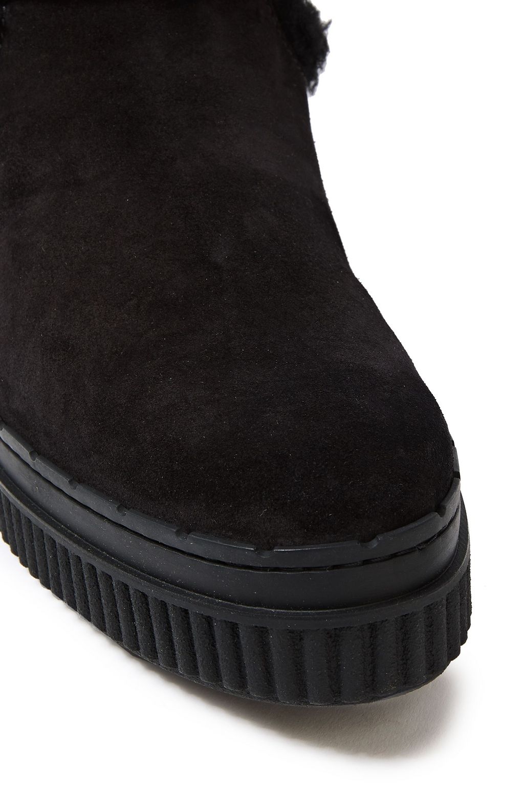 TOD'S Shearling platform boots