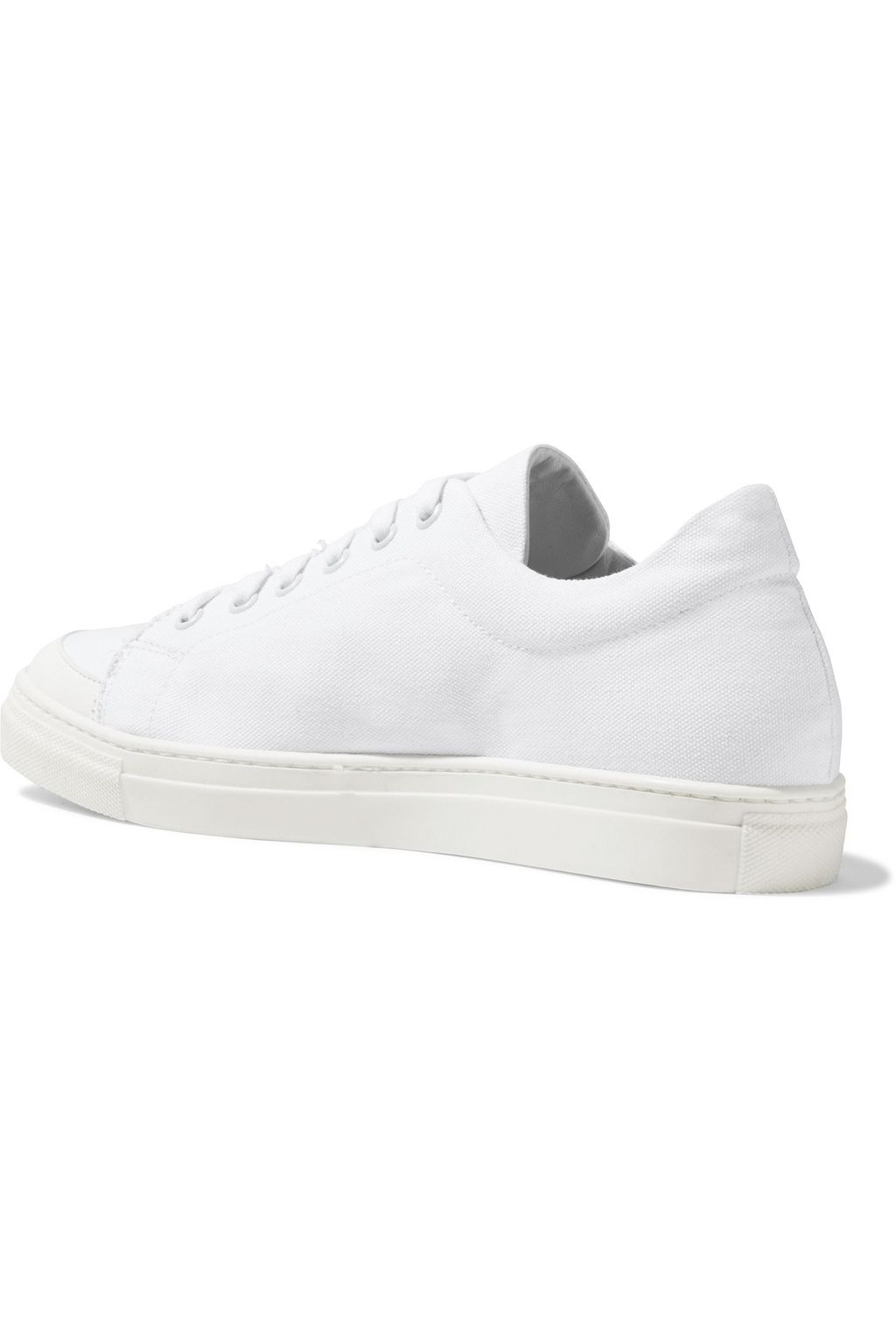 frayed canvas shoes
