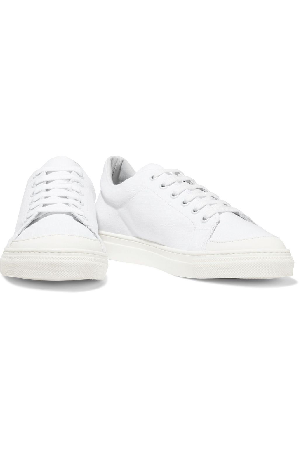 frayed canvas shoes