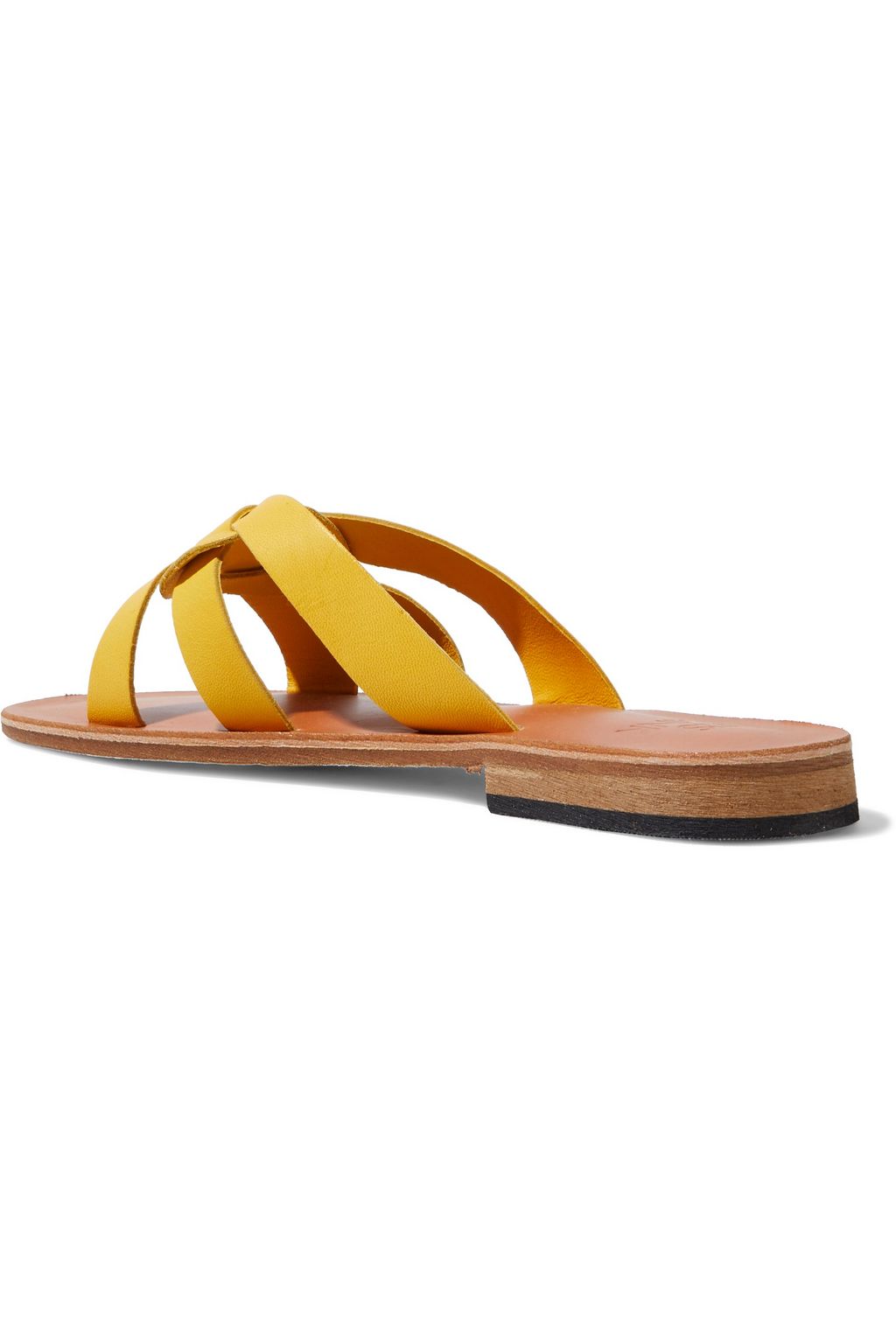 IRIS & INK Hepatica textured-leather sandals