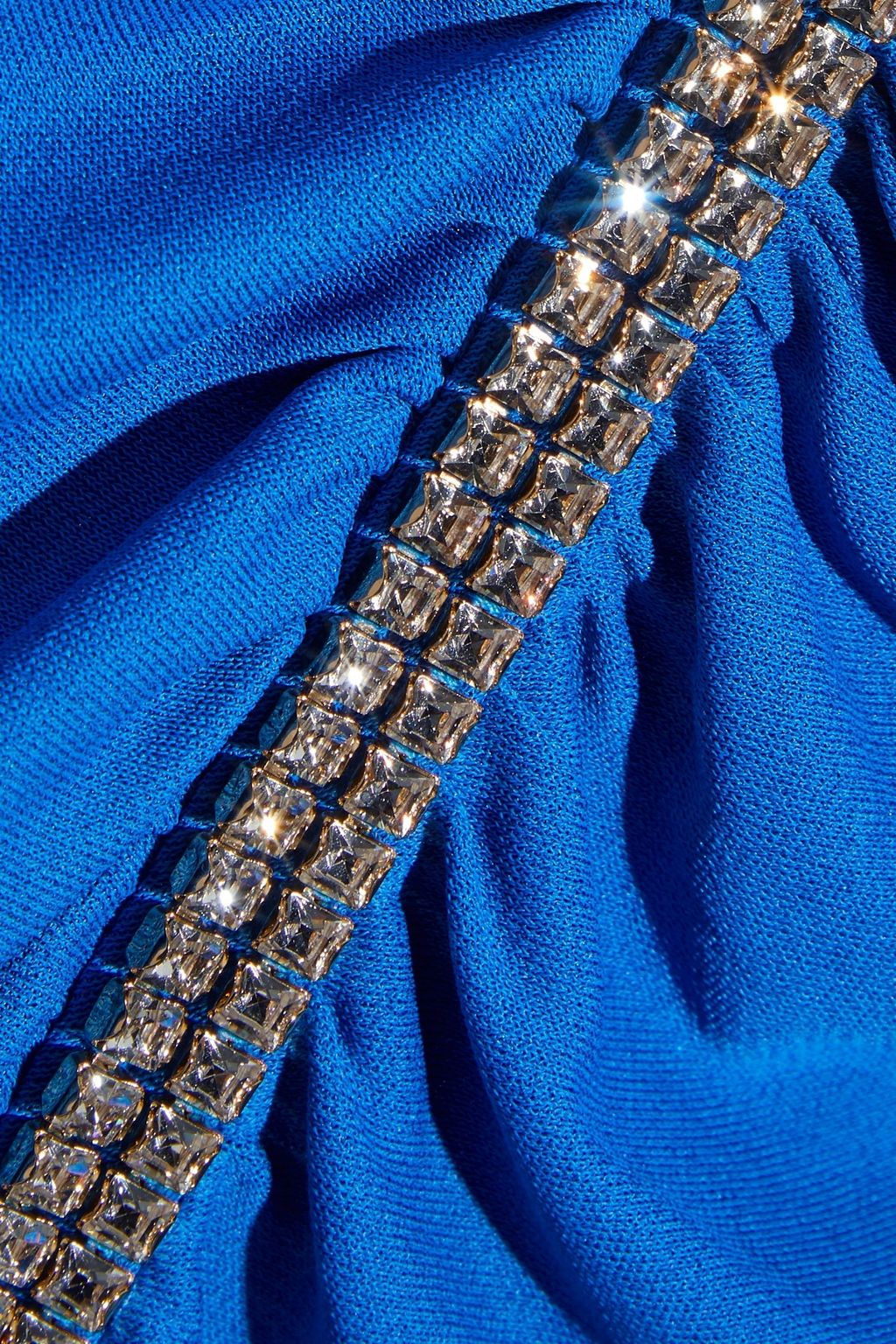 PUCCI Ruched Swarovski crystal-embellished jersey dress