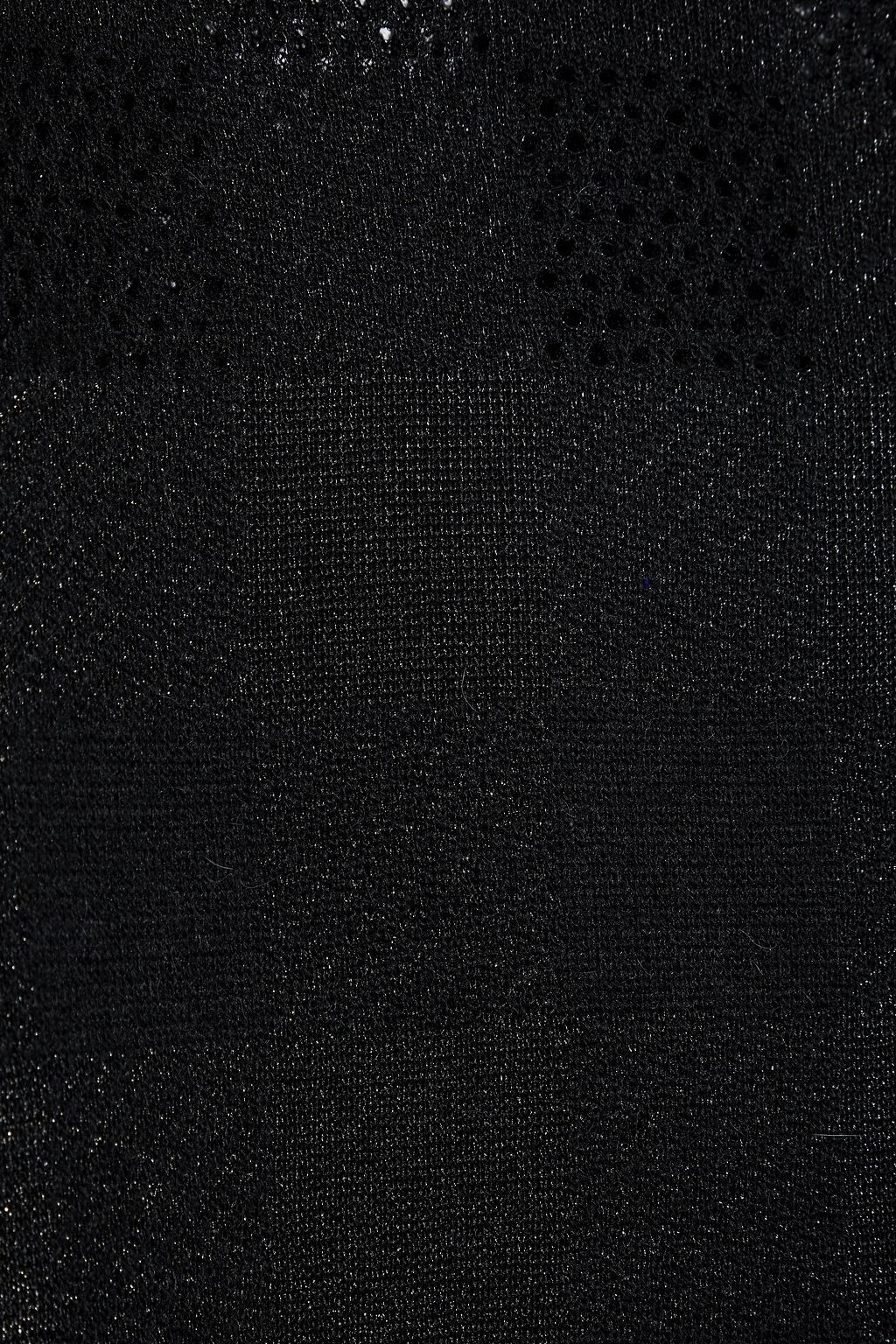 RAG & BONE Charlotte metallic checked pointelle-knit sweater