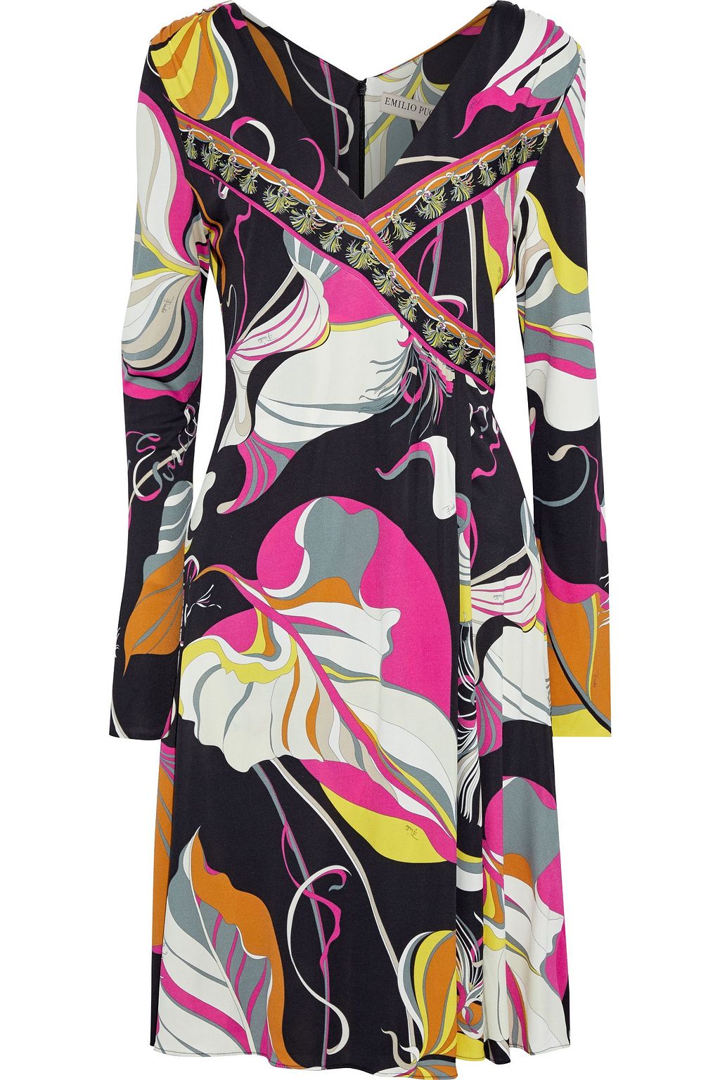 printed jersey dress