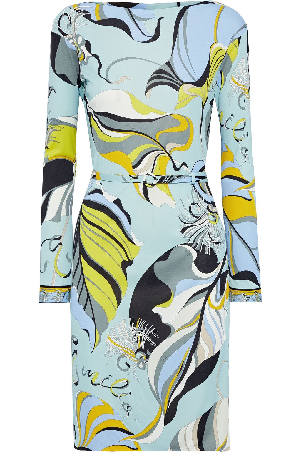 printed jersey dress
