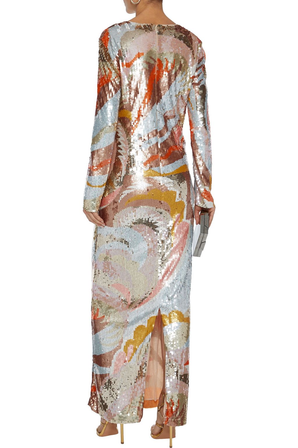 PUCCI Sequined tulle maxi dress