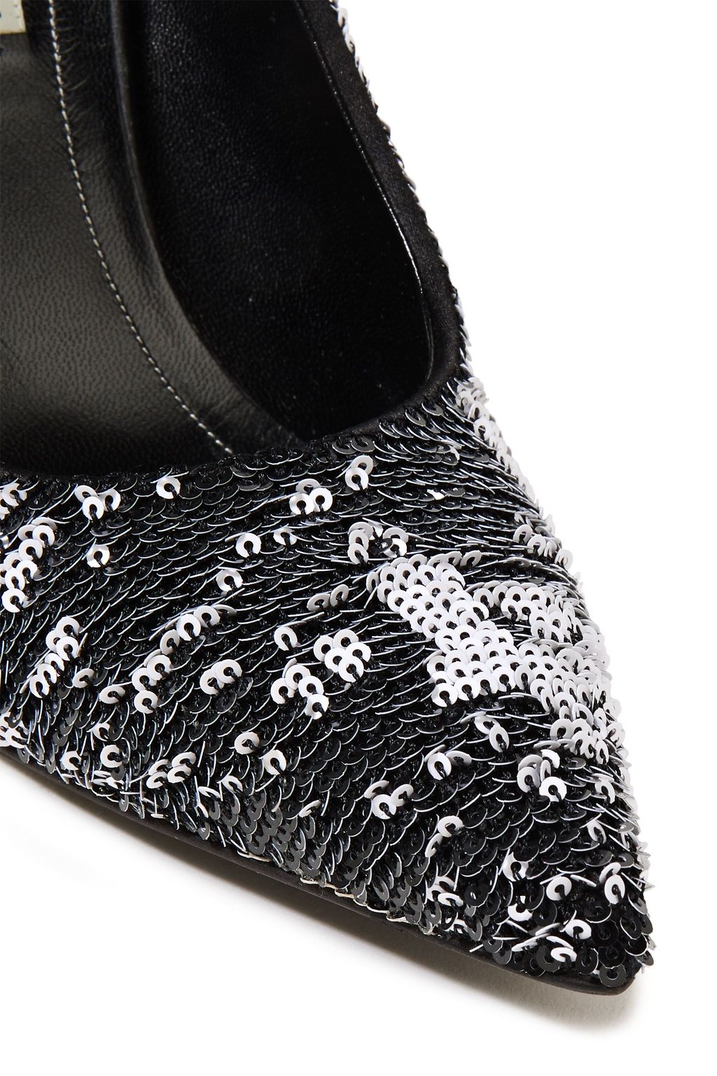 BALENCIAGA Sequined satin pumps