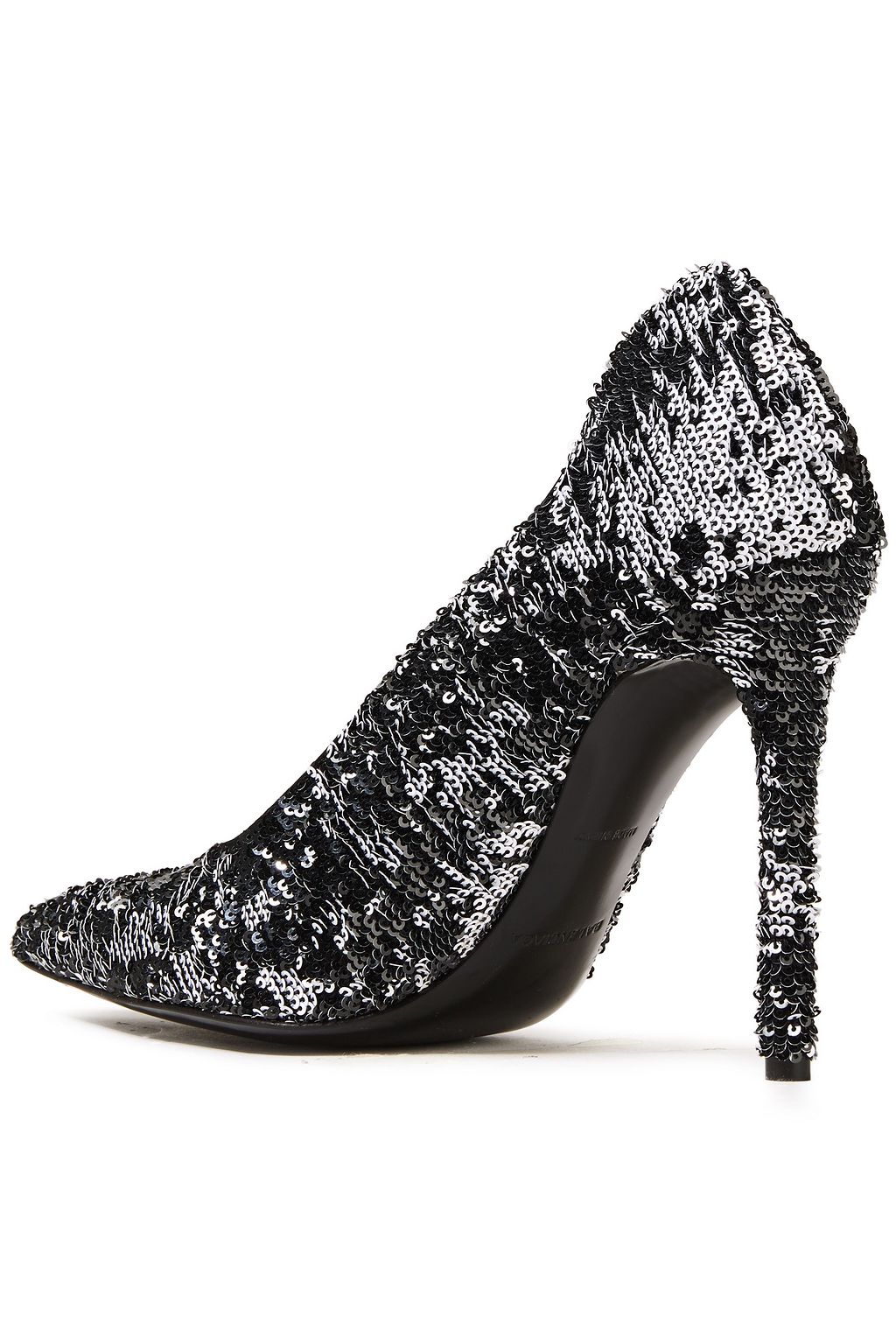 BALENCIAGA Sequined satin pumps