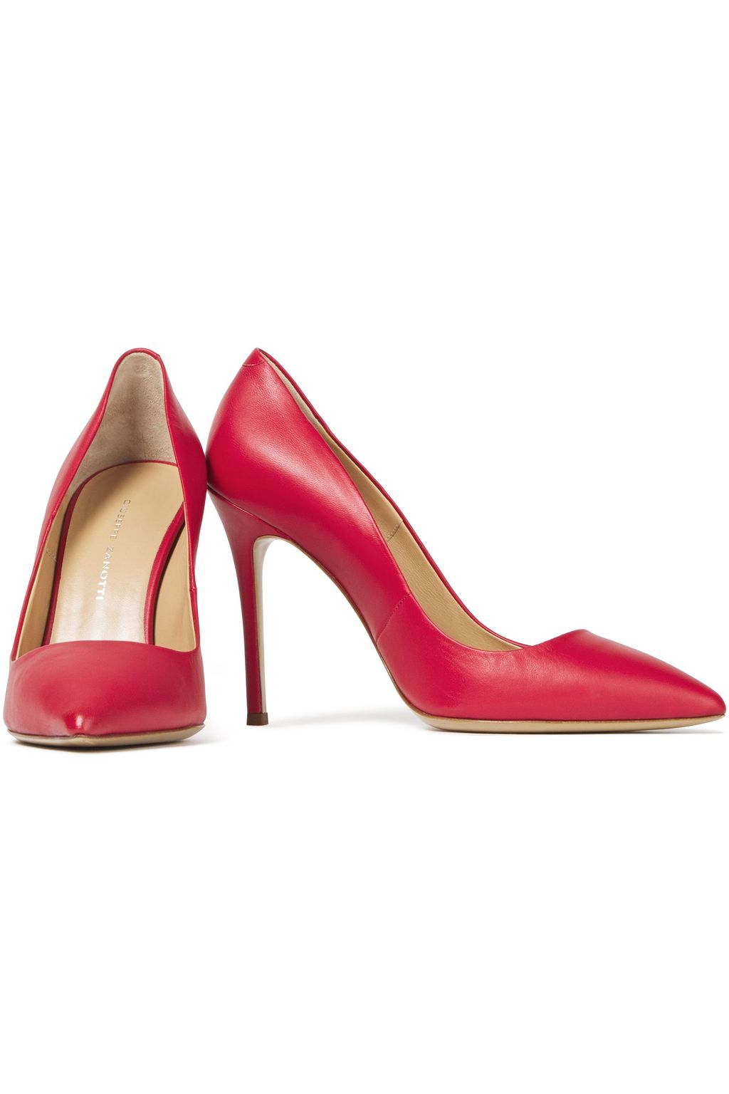 GIUSEPPE ZANOTTI Lucrezia leather pumps