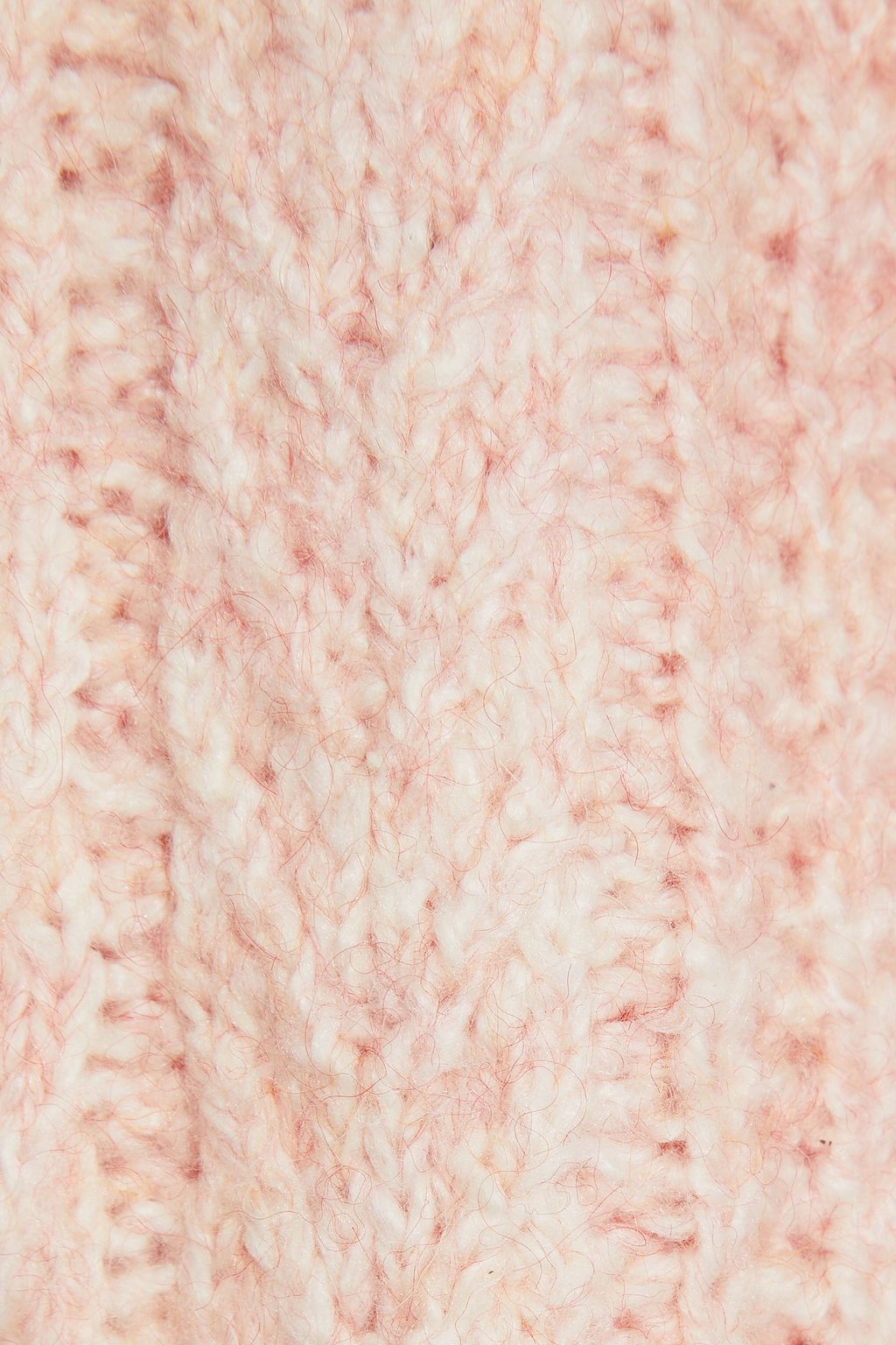 LINE Ribbed mélange cotton-blend sweater