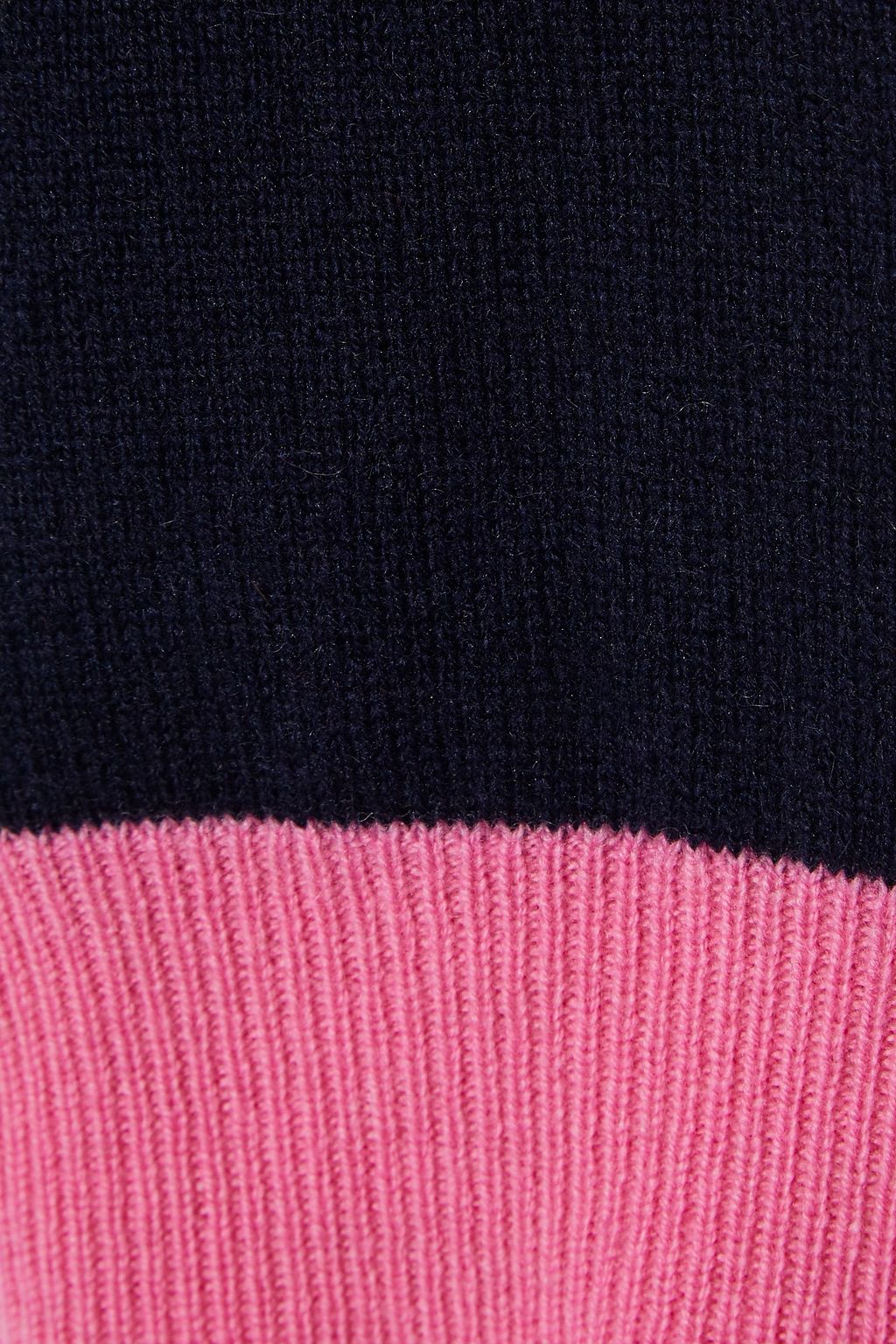 CHINTI & PARKER Two-tone wool and cashmere-blend sweater