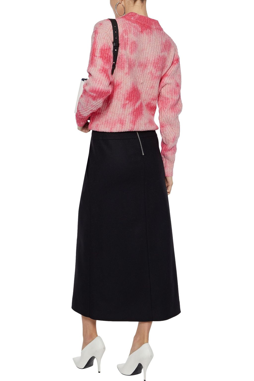 LINE Tie-dyed cotton-blend sweater