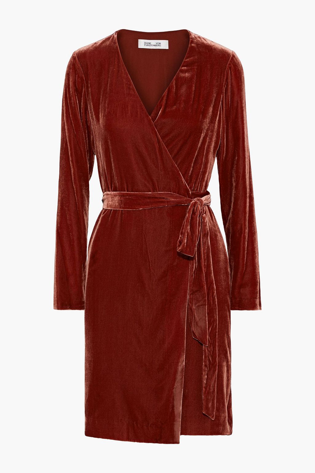 diane von furstenberg velvet mini dress