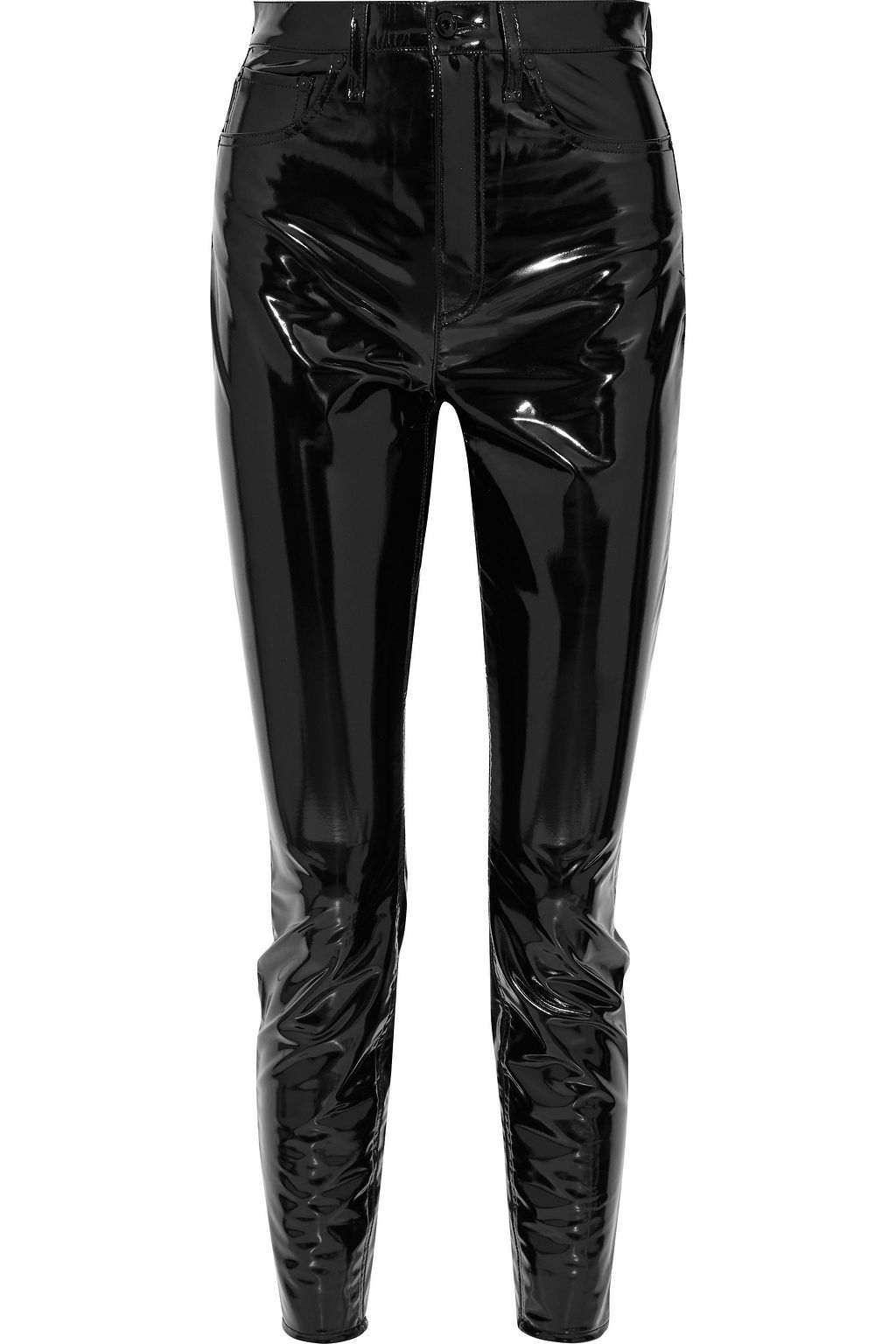 skinny vinyl pants