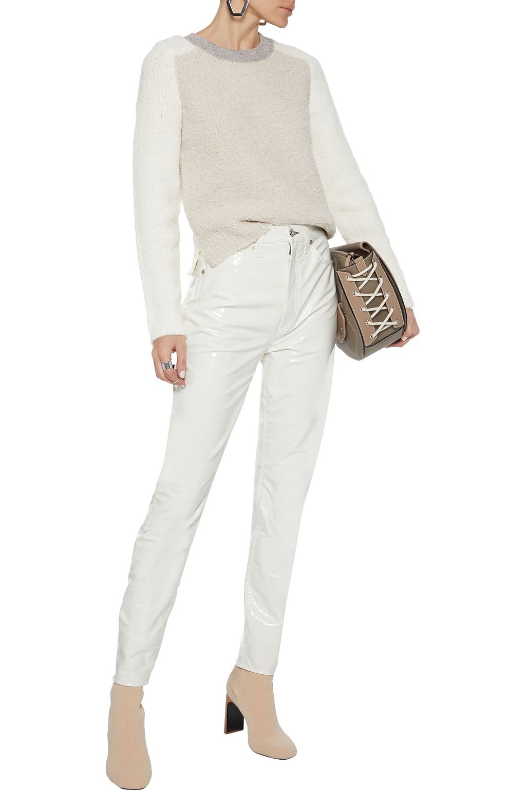 RAG & BONE Vinyl skinny pants