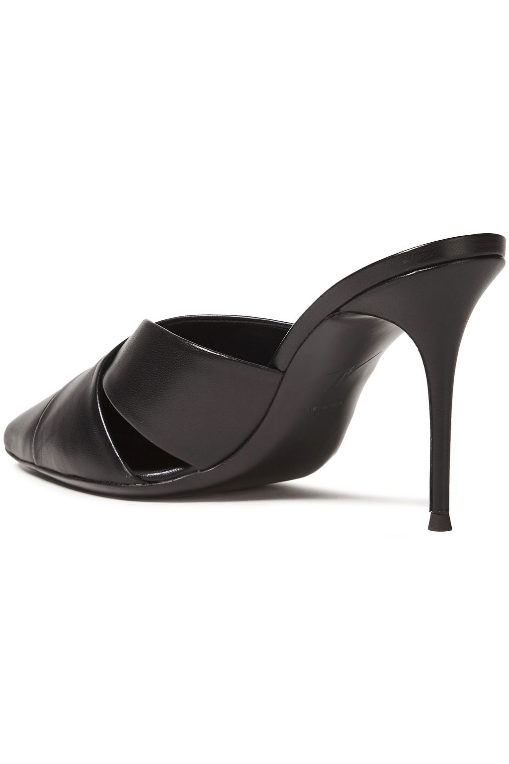 GIUSEPPE ZANOTTI Lucrezia 90 cutout leather mules