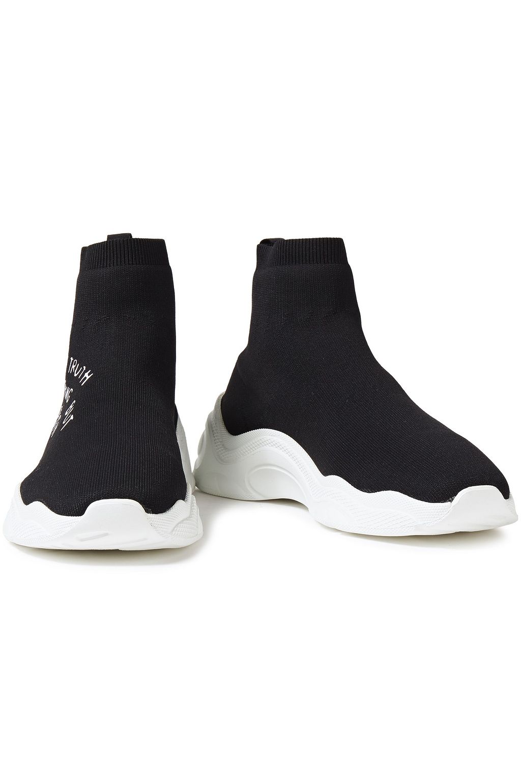 IRO Driverunner printed stretch-knit slip-on sneakers