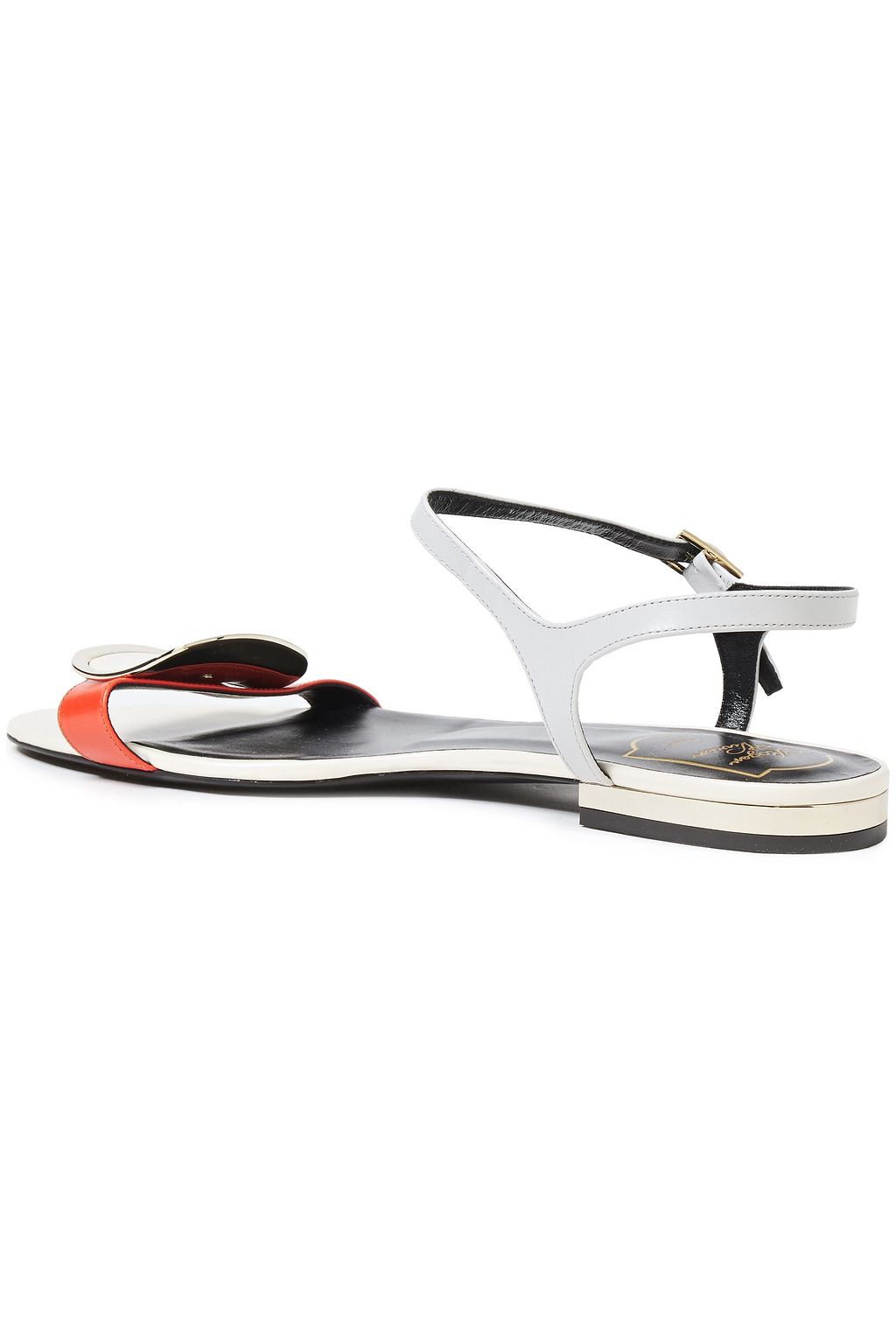 ROGER VIVIER Chips West buckle-embellished leather sandals