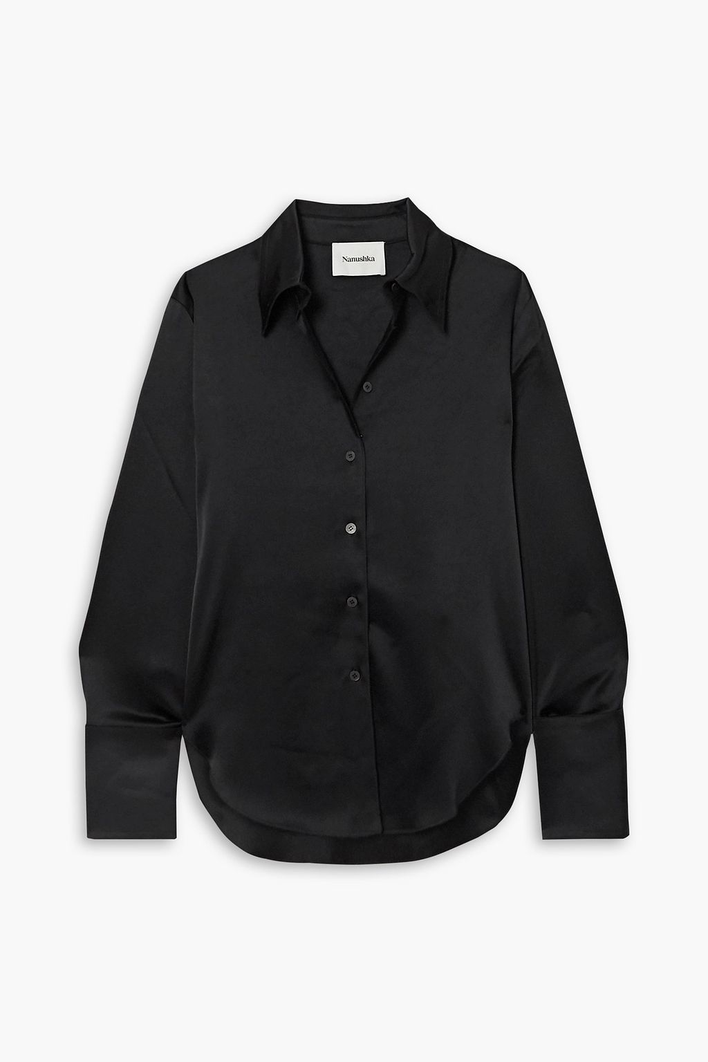 NANUSHKA Mandine satin shirt | THE OUTNET