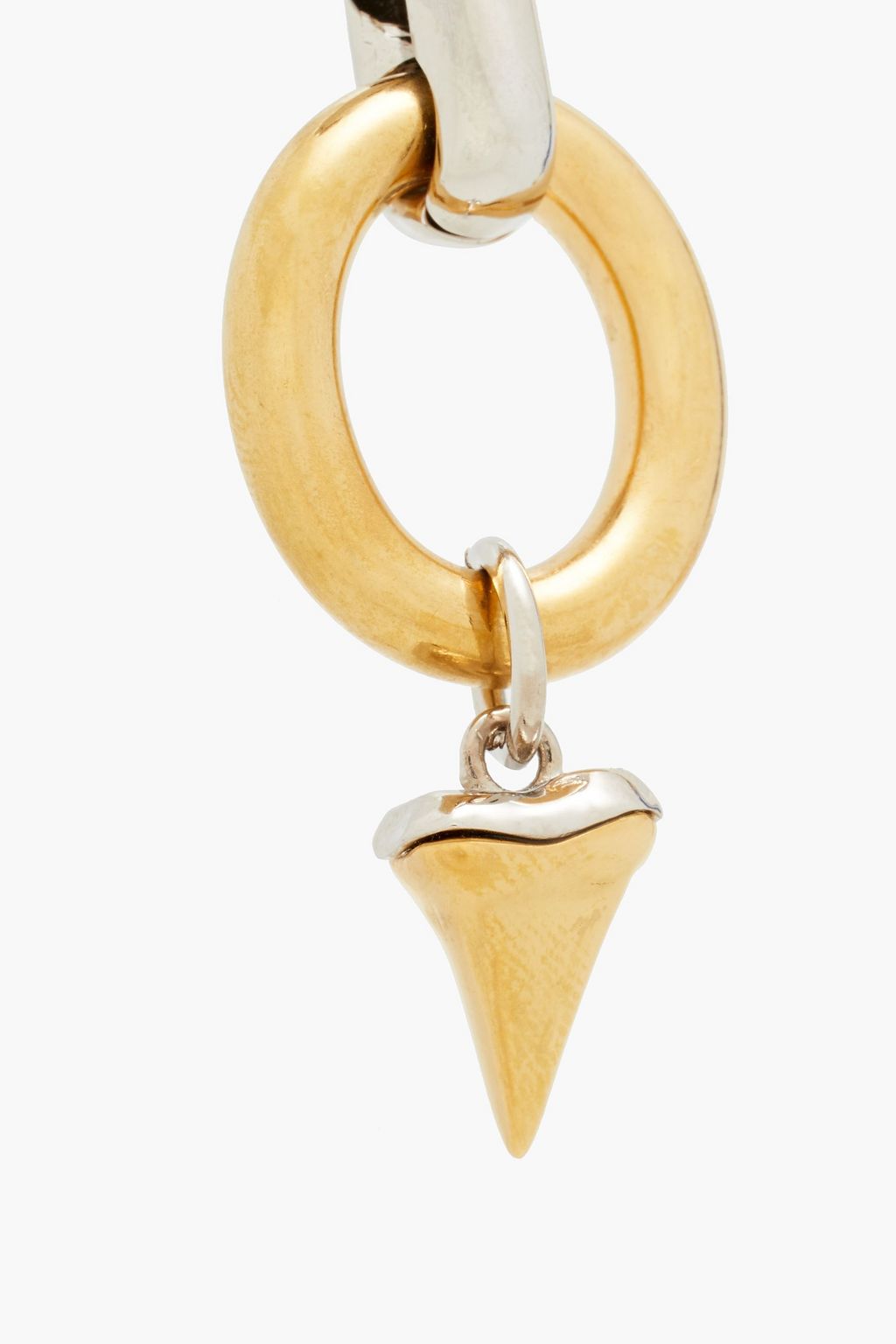 CHLOÉ Gold and silver-tone, enamel and crystal earrings