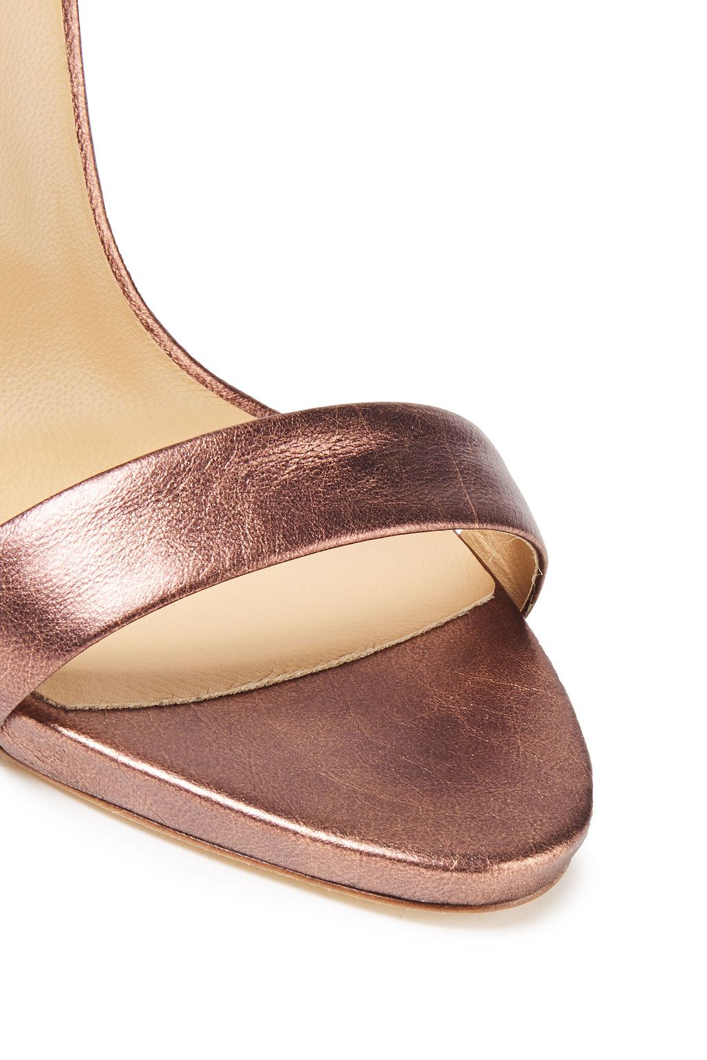 GIUSEPPE ZANOTTI Coline 110 metallic leather platform sandals