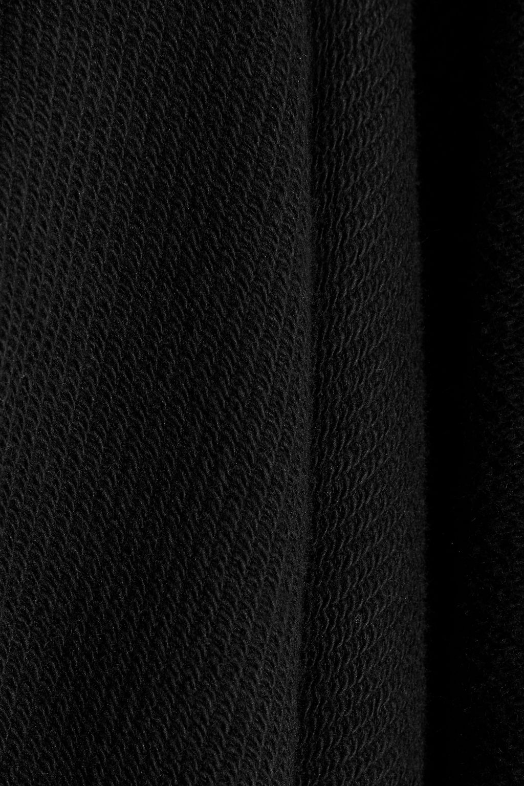 RAG & BONE Utility cotton-terry turtleneck mini dress