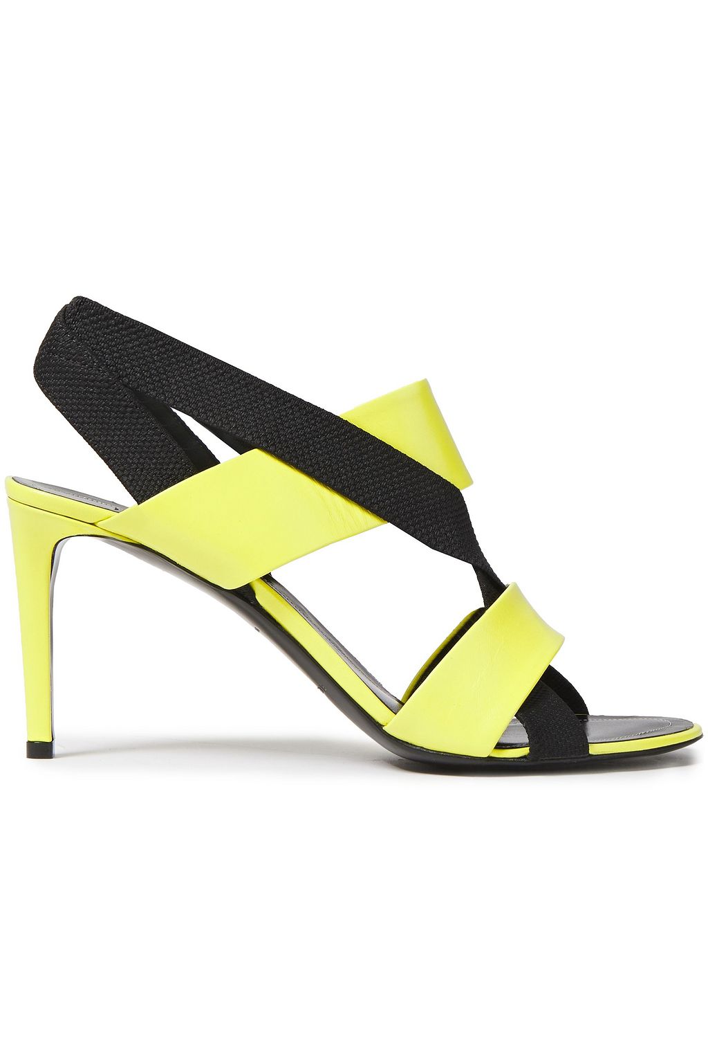 balenciaga neon yellow sandals