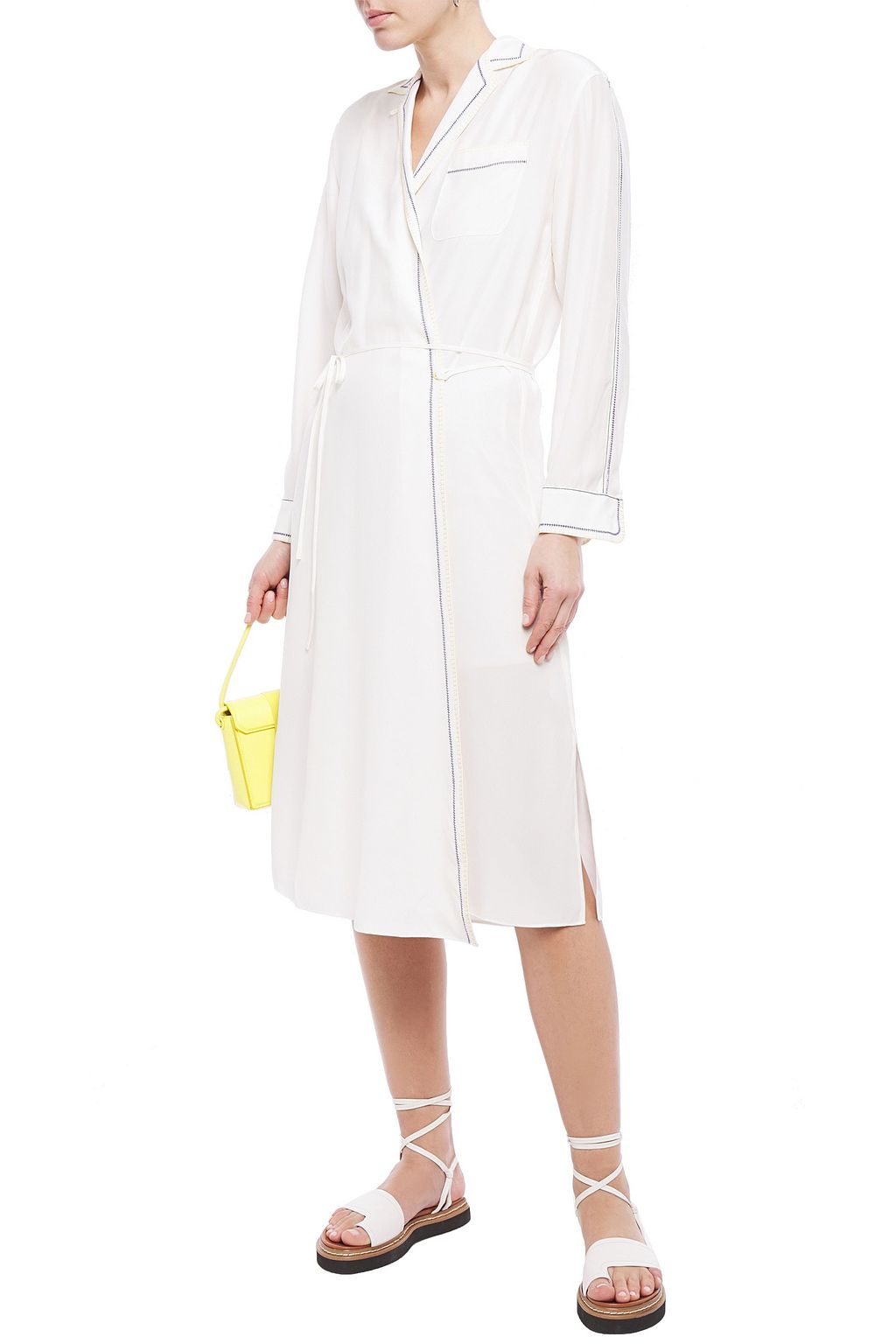 RAG & BONE Cady midi wrap dress