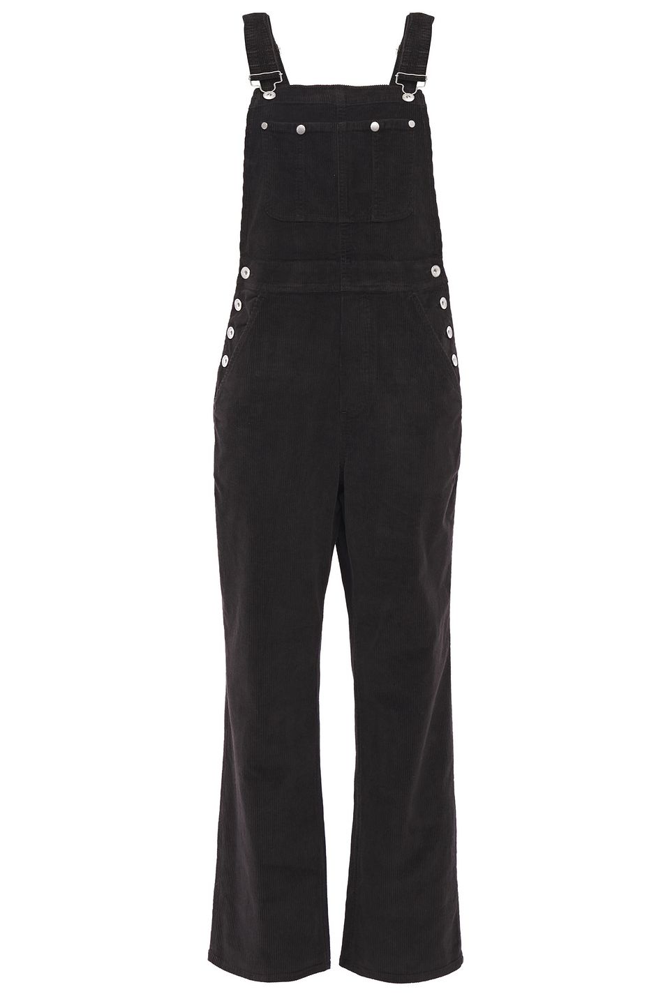 black corduroy jumpsuit