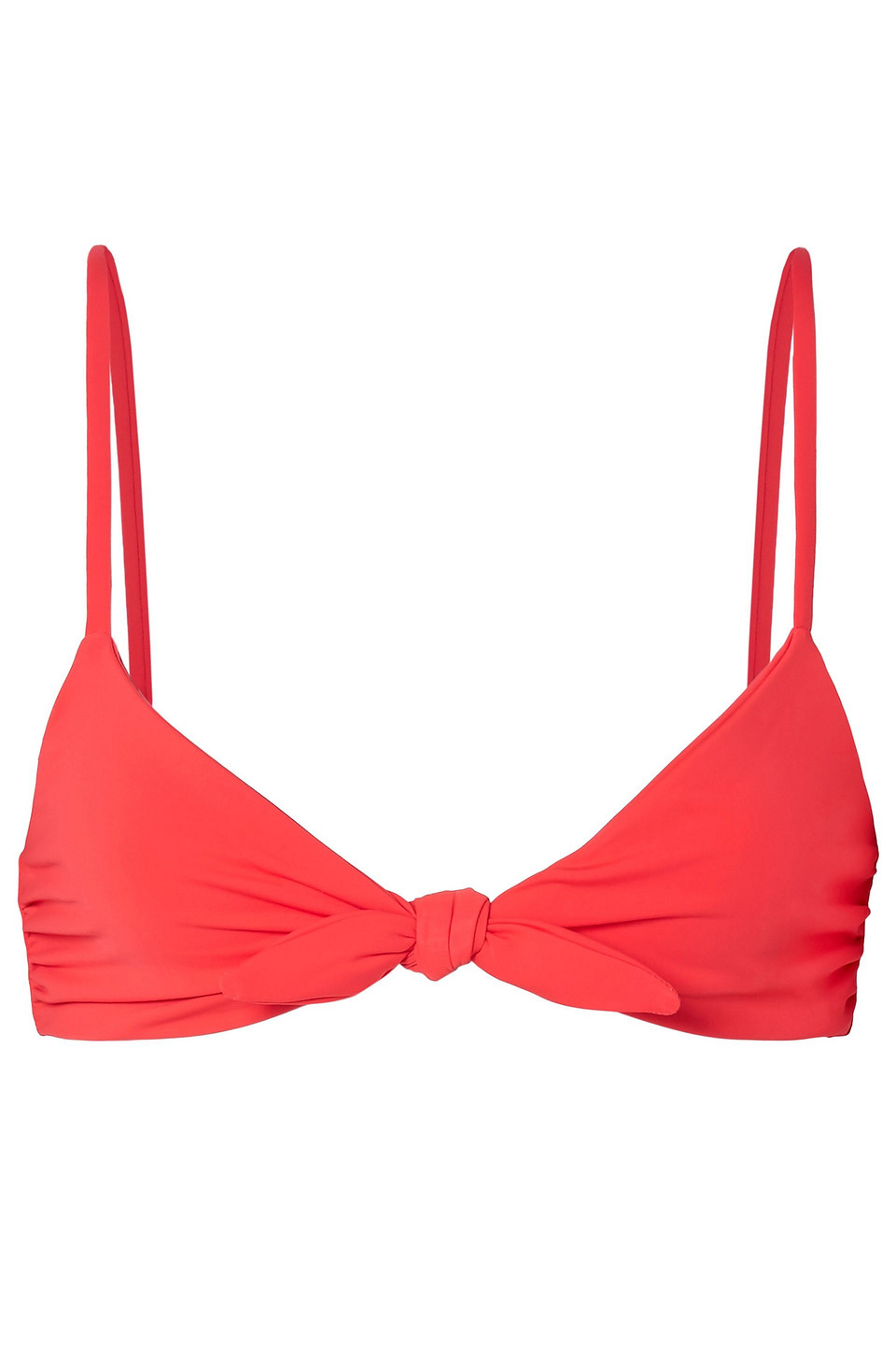 Carla knotted triangle bikini top