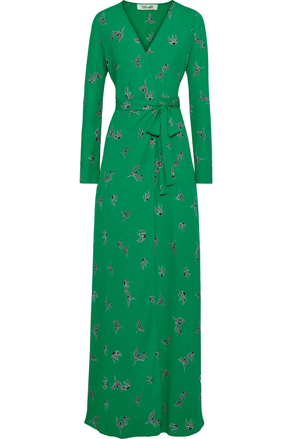 dvf long dress