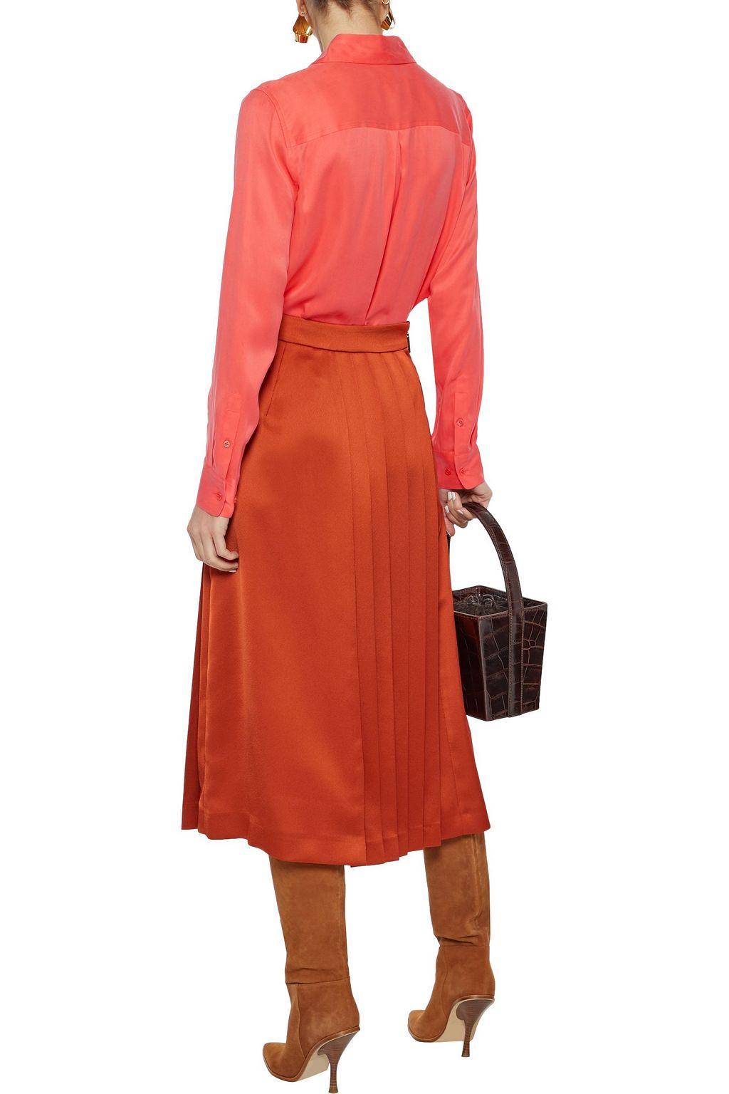EQUIPMENT Essential washed silk-blend shirt