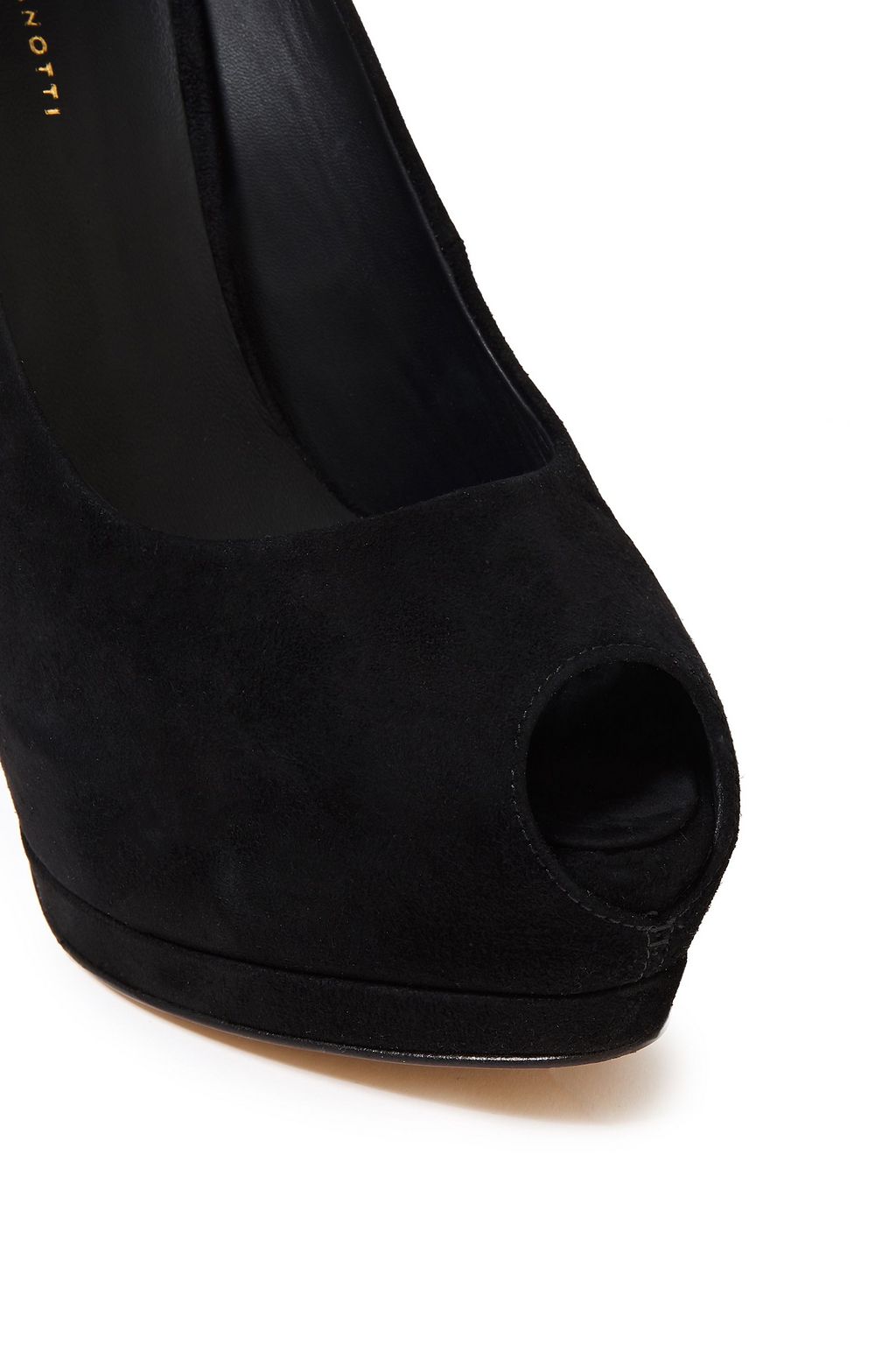 GIUSEPPE ZANOTTI Sharon 105 suede platform pumps