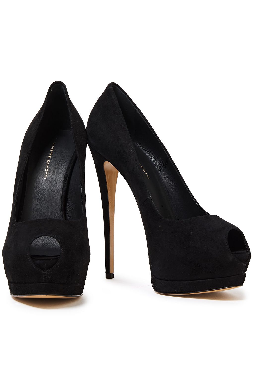 GIUSEPPE ZANOTTI Sharon 105 suede platform pumps