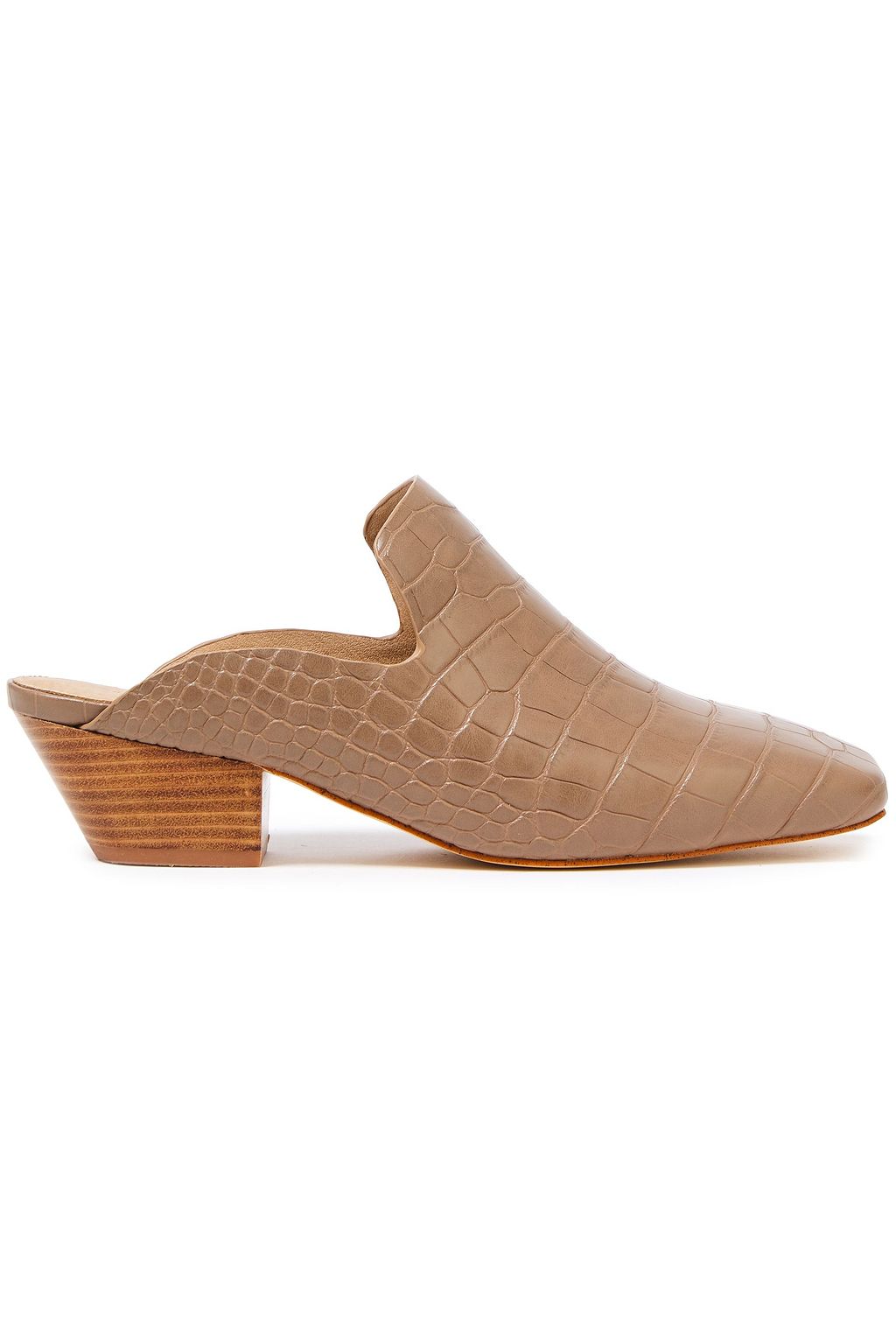 vegan leather mules
