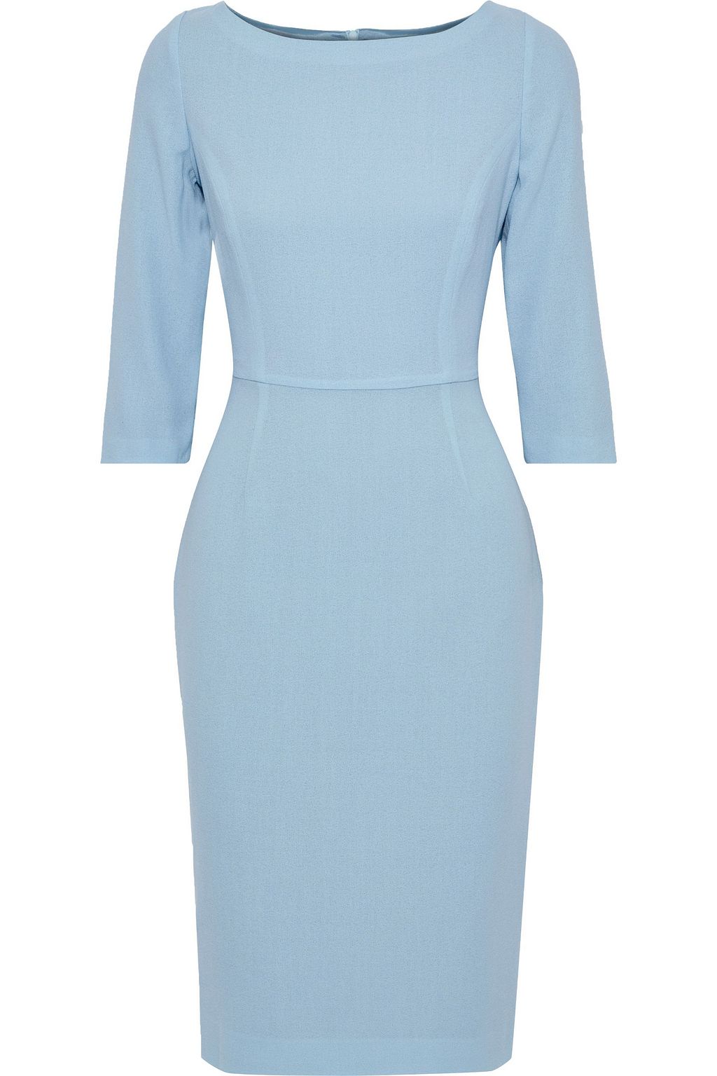 light blue wool dress