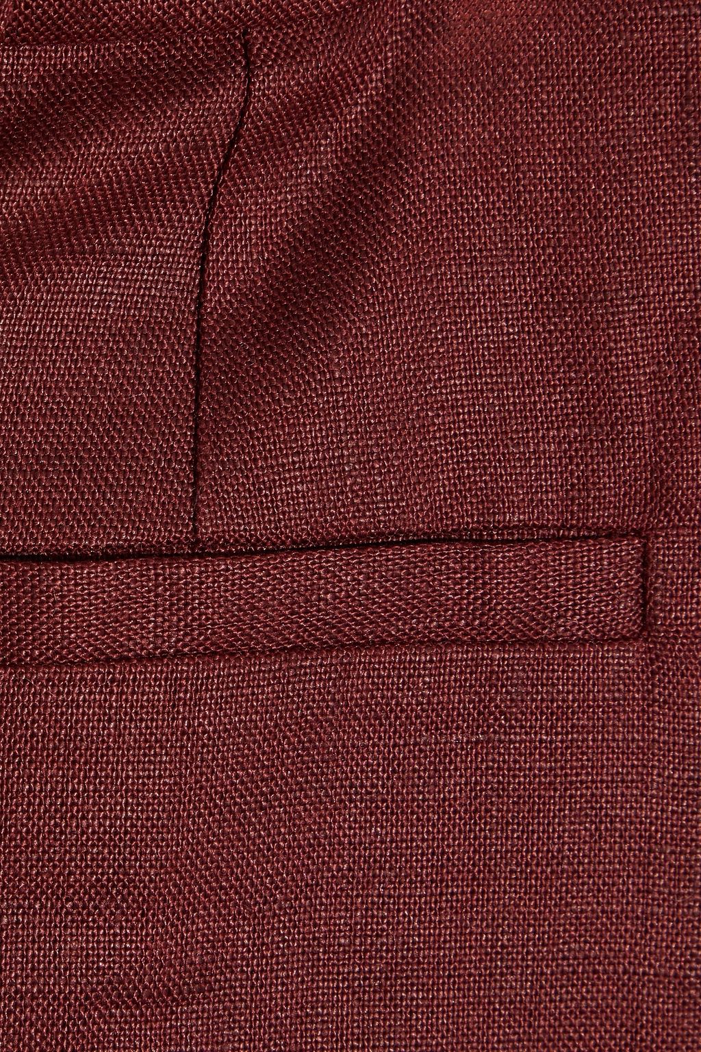 TIBI Linen-canvas mini skirt