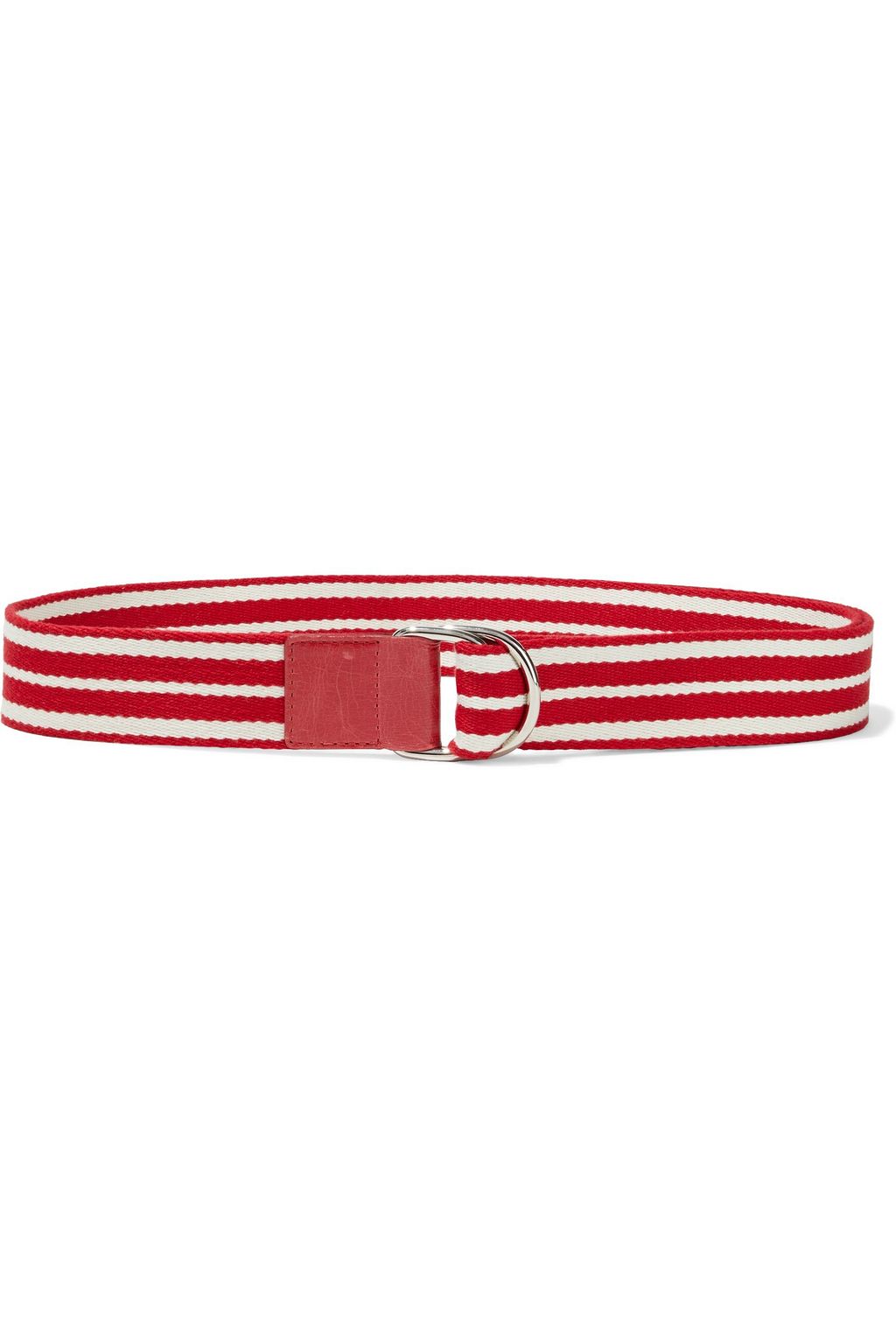 red canvas belt