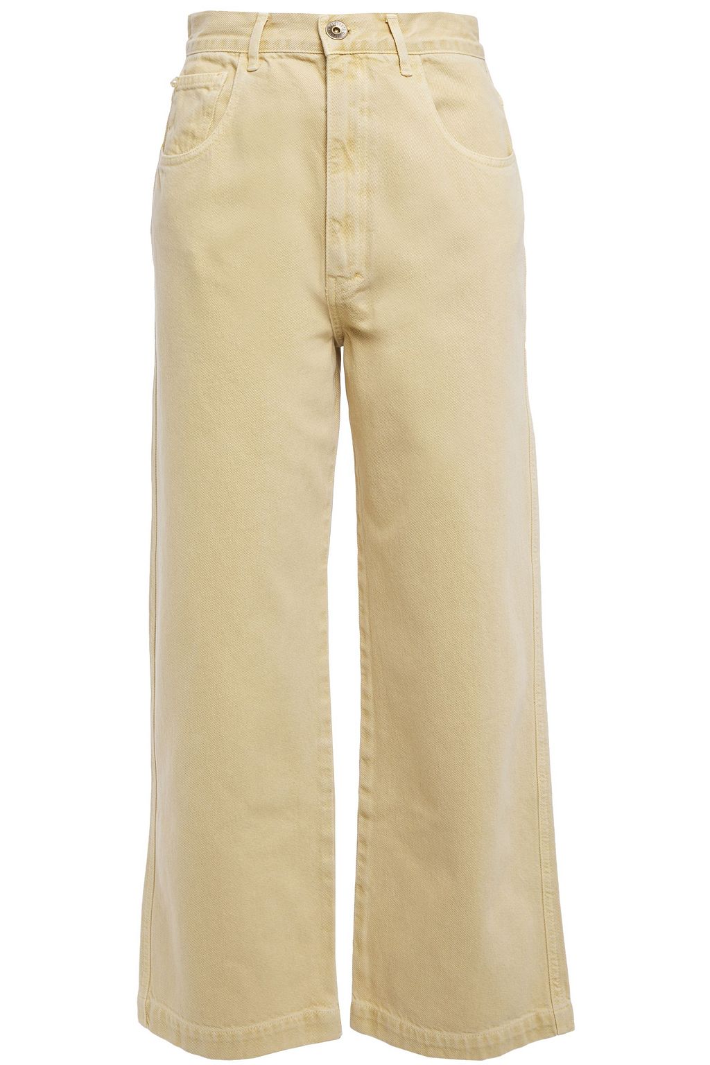 pastel yellow jeans