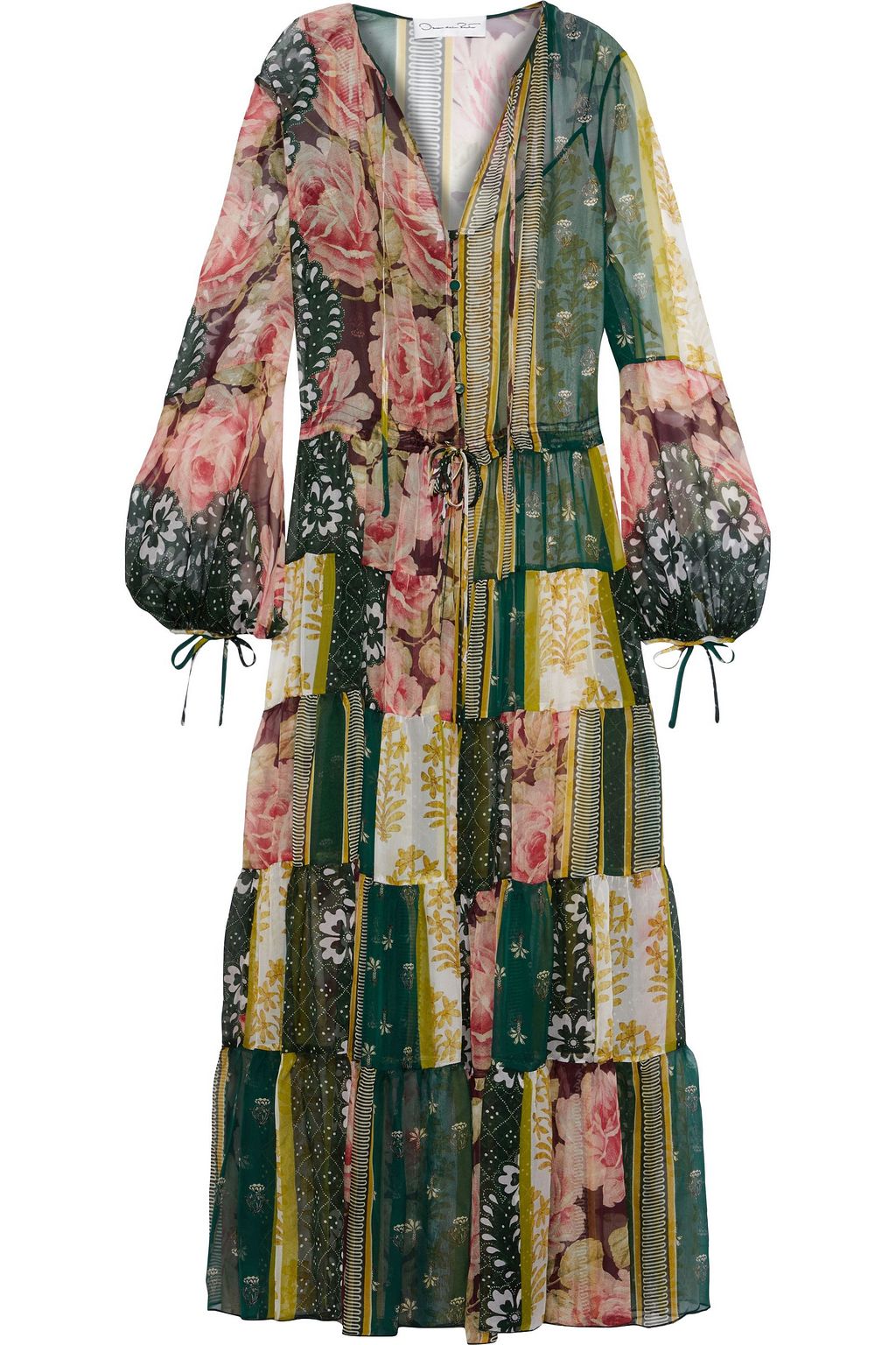 oscar de la renta maxi dress