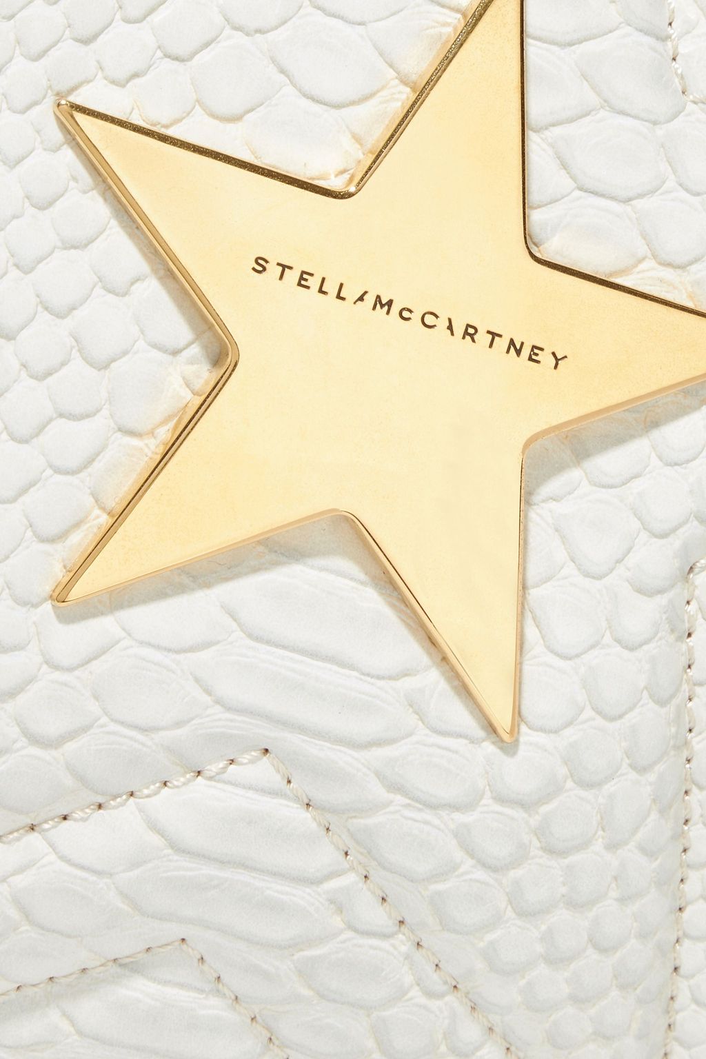 STELLA MCCARTNEY Stella Star quilted faux snake-effect leather shoulder bag