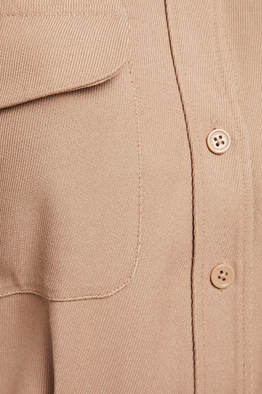 EQUIPMENT Trianne pleated twill jumpsuit
