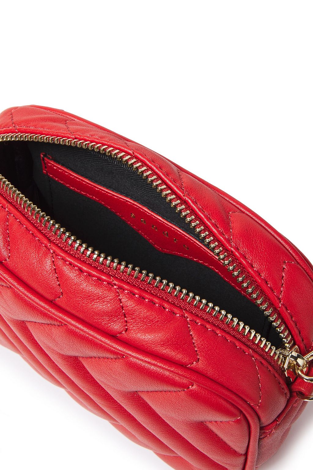 SANDRO Convertible quilted leather belt bag THE