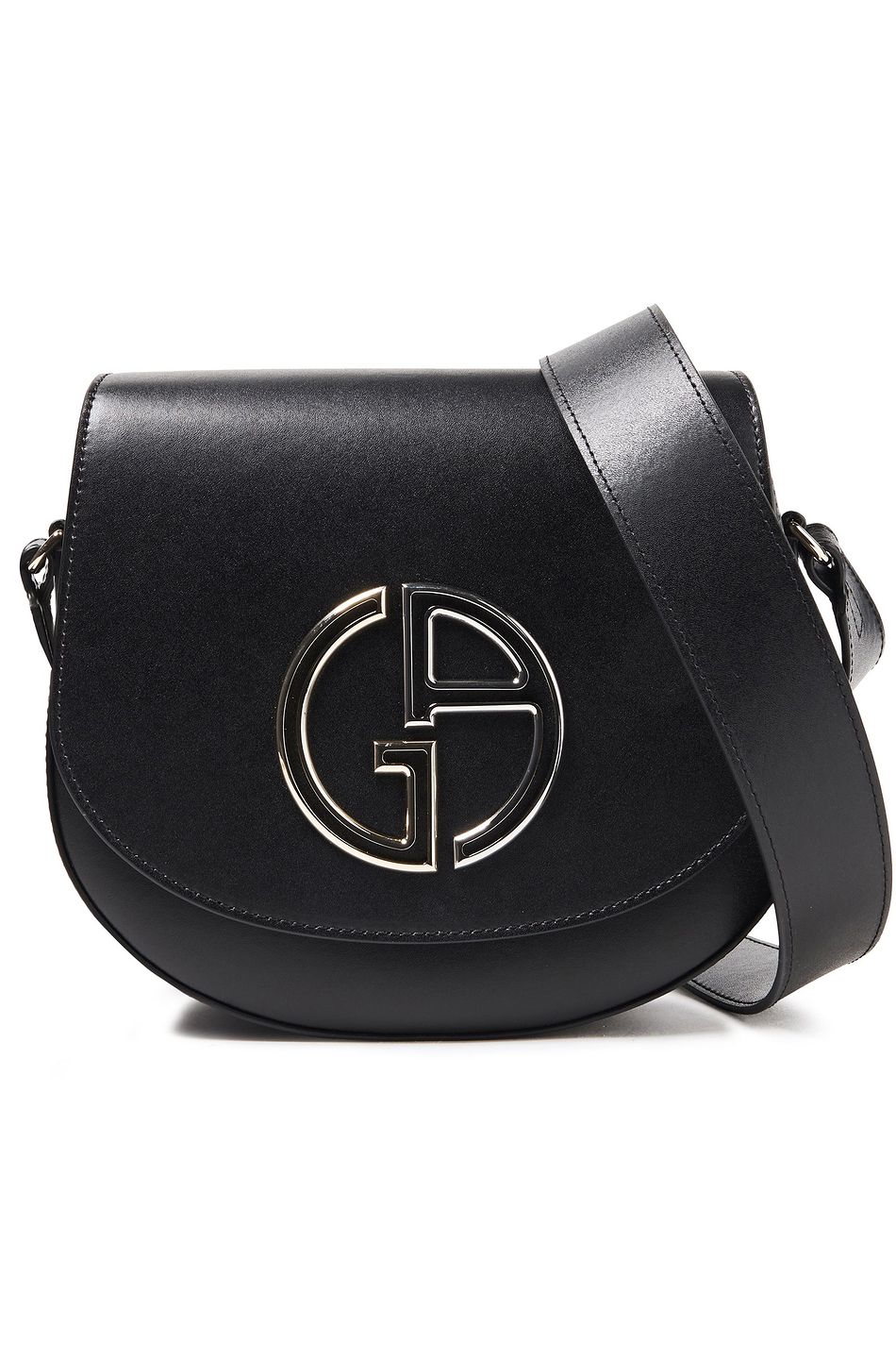 giorgio armani leather shoulder bag