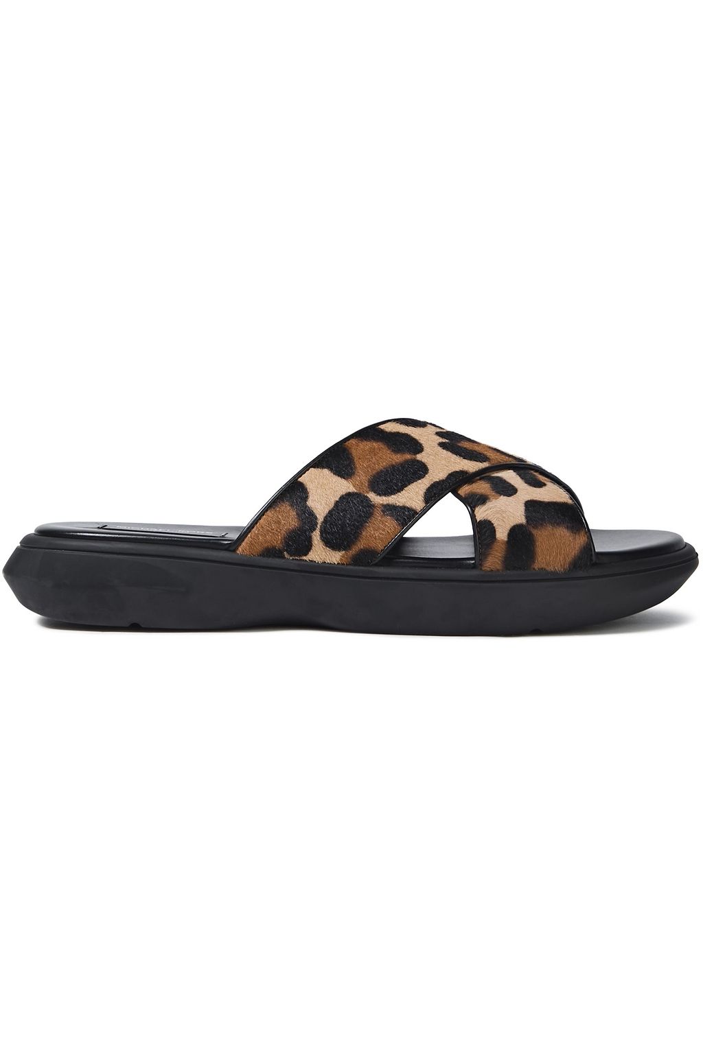 michael kors leopard slides