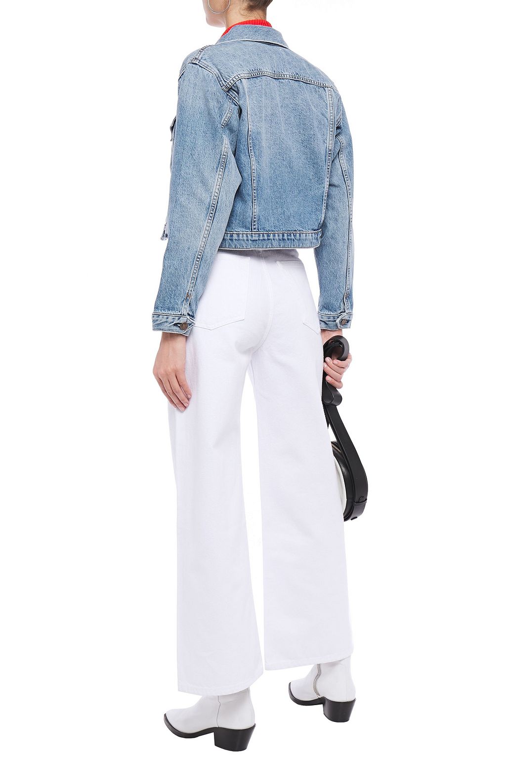 RE/DONE High-rise wide-leg jeans